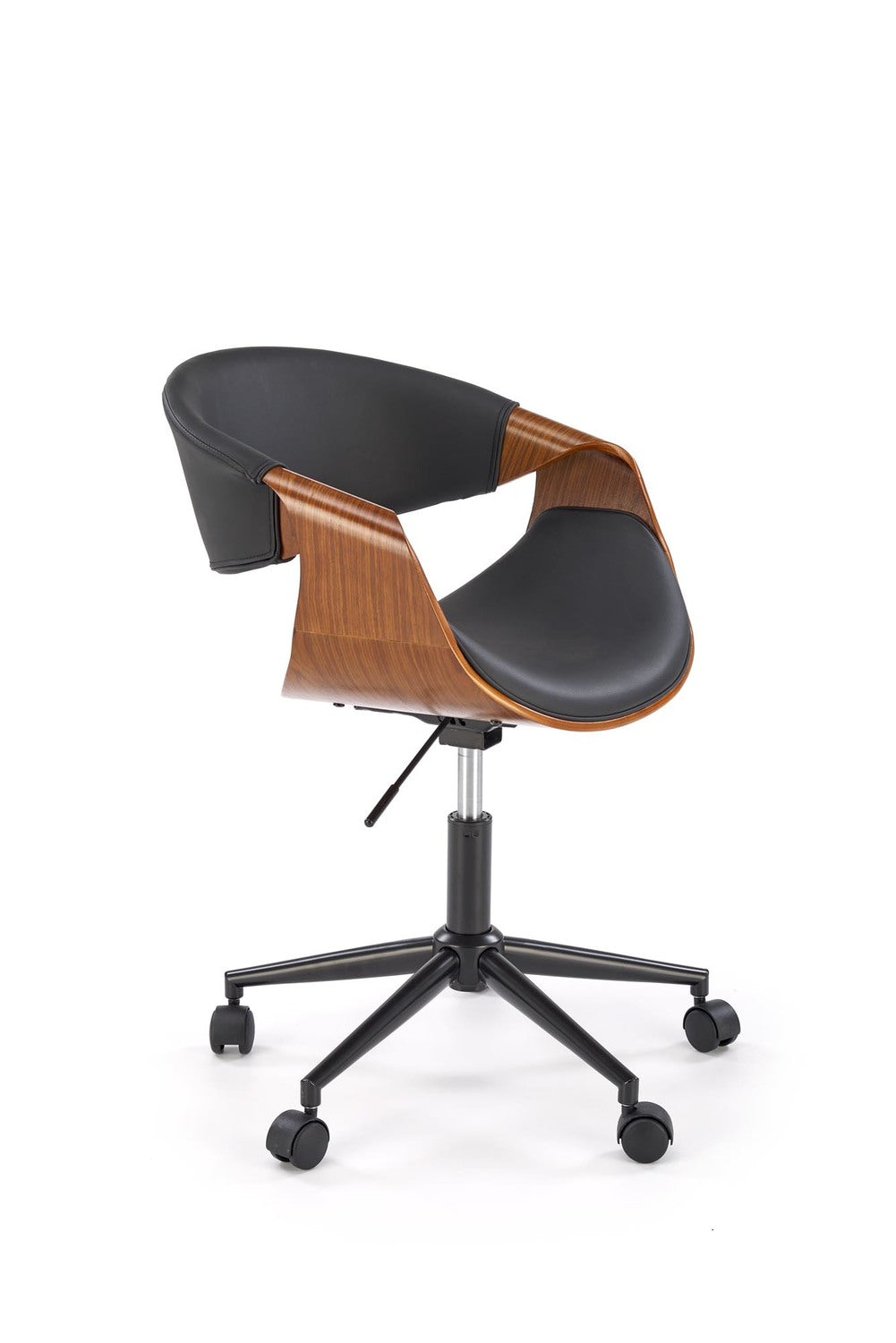 Krēsls Ego 55/55/72-82/43-53 cm riekstkoks /melns - N1 Home