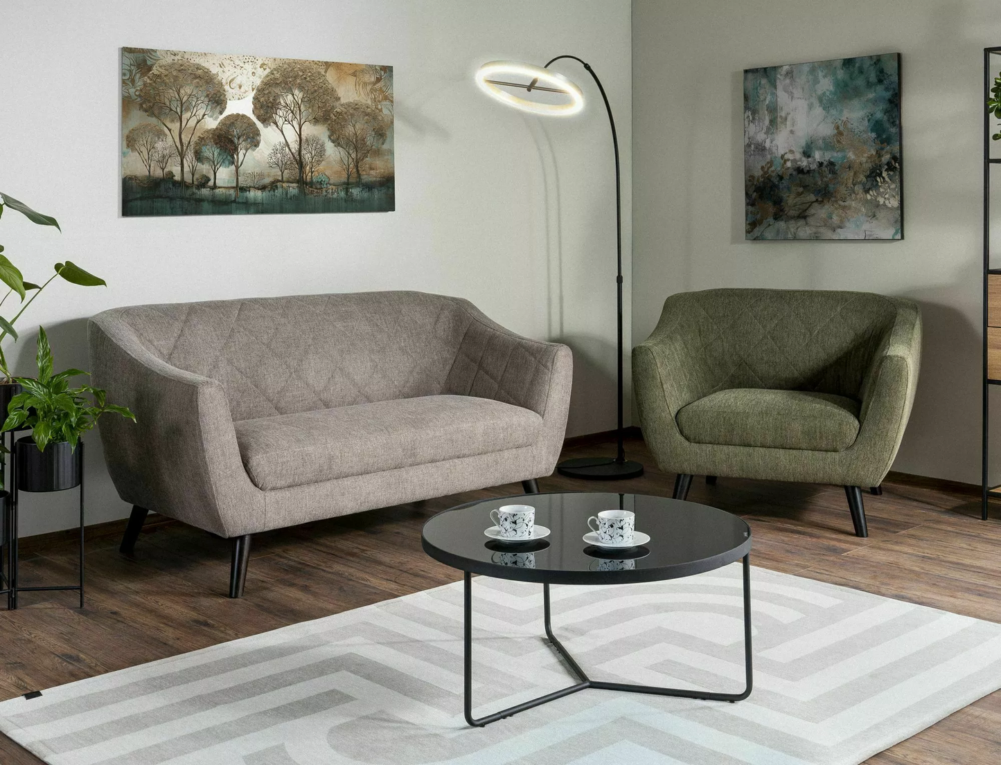 Dīvāns GERA 56/43/160 bēšs - N1 Home