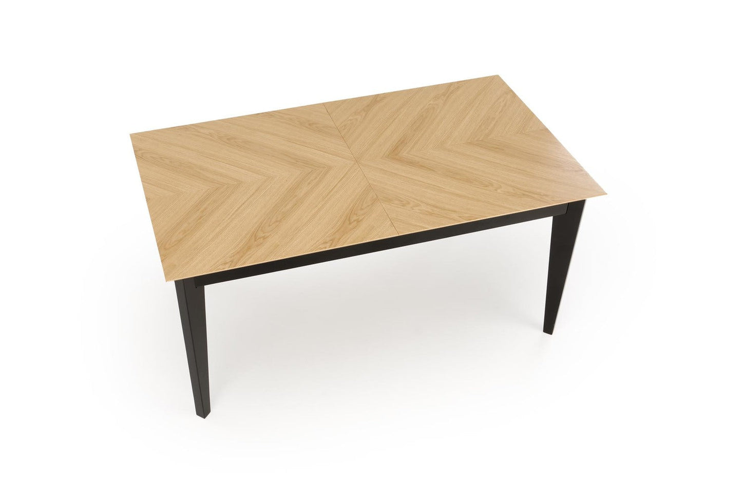 Galds Edmun 160-240/90/75/140 cm dabīgs/melns - N1 Home