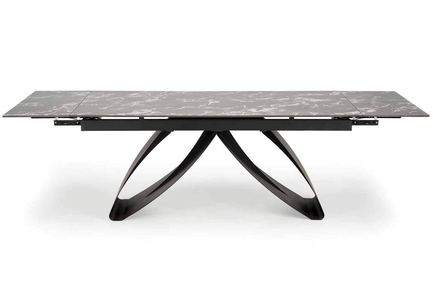 Galds Hila 180-260/90/75/125 cm melns marmors - N1 Home