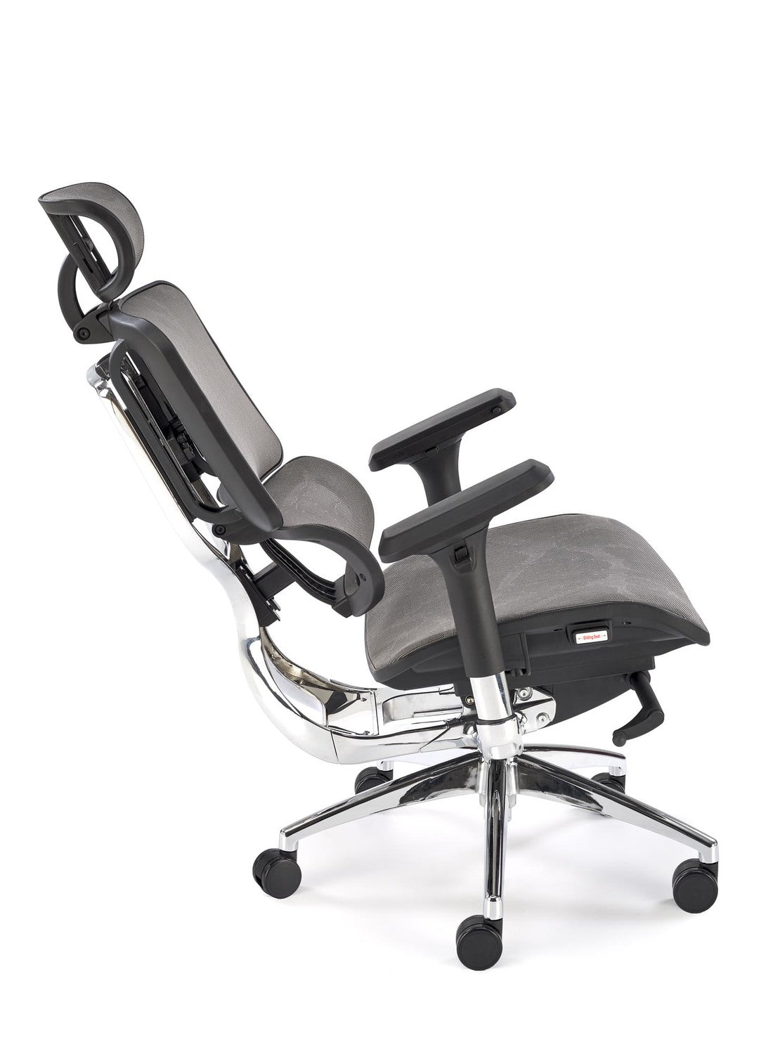 Krēsls Eth 72/70/130-139/50-59 cm pelēks - N1 Home