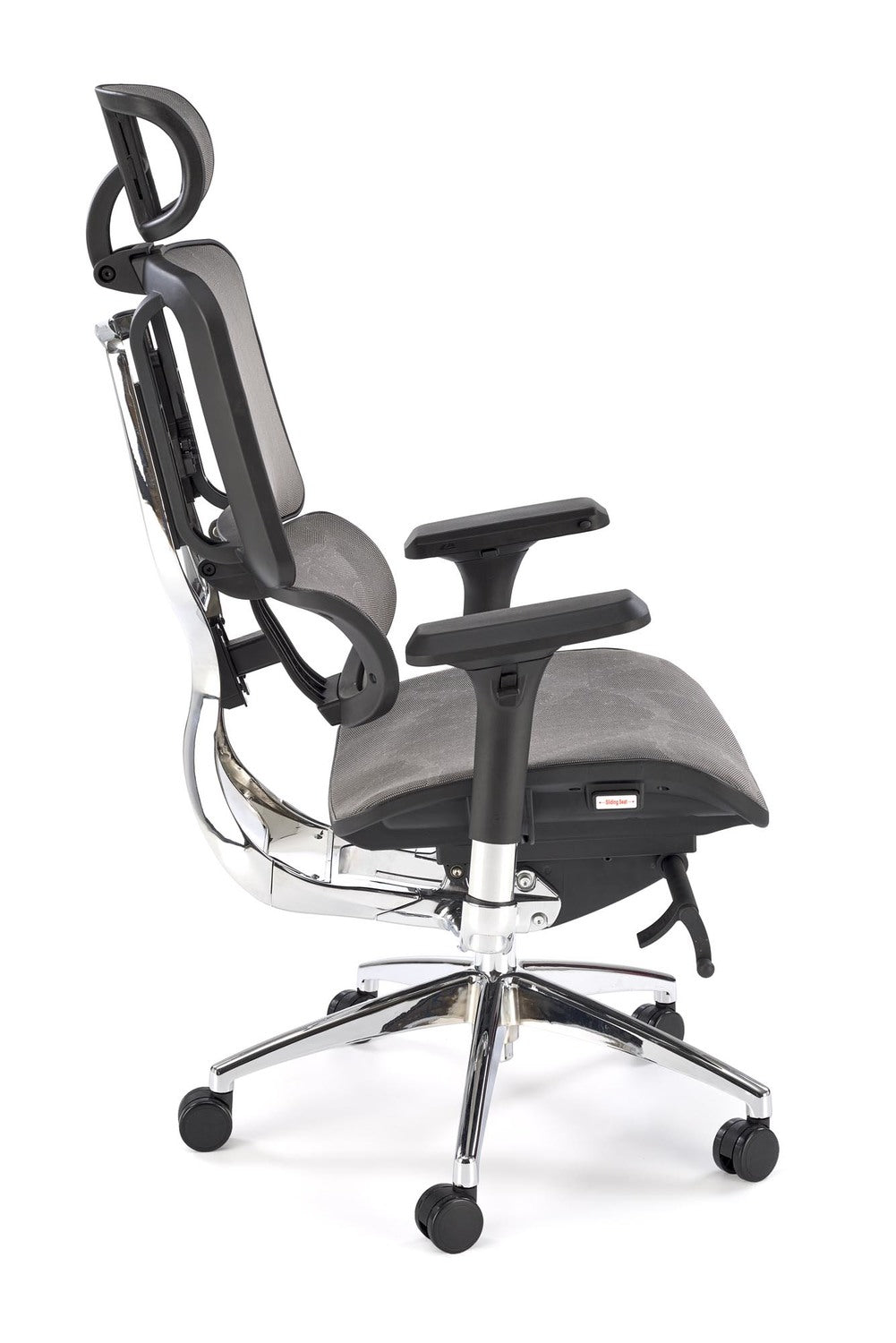 Krēsls Eth 72/70/130-139/50-59 cm pelēks - N1 Home