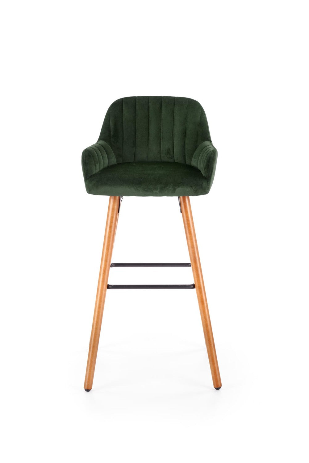 LN krēsls riekstkoks/tumši zaļs 47/49/98/75 cm - N1 Home