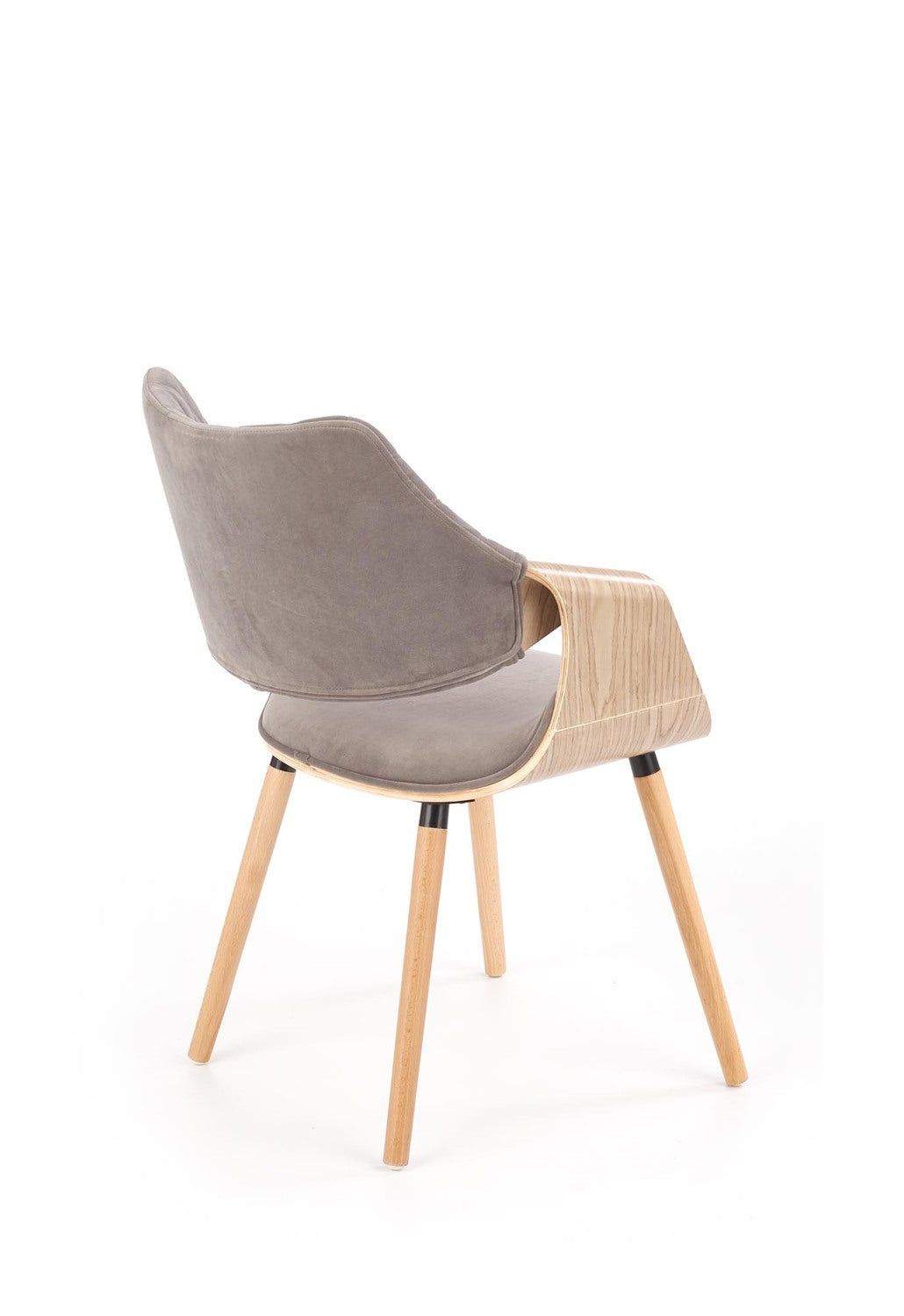 Krēsls Gora 56/55/77/47 cm gaišais ozols/pelēks - N1 Home