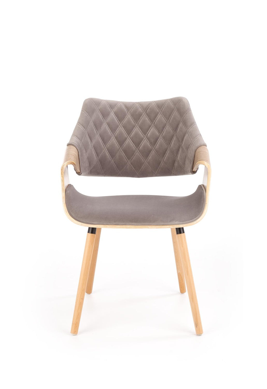 Krēsls Gora 56/55/77/47 cm gaišais ozols/pelēks - N1 Home