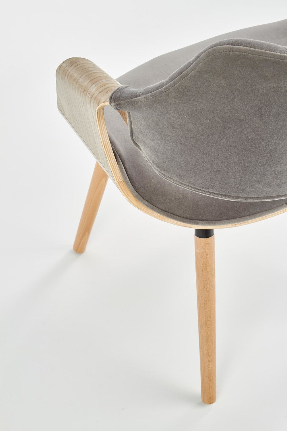 Krēsls Gora 56/55/77/47 cm gaišais ozols/pelēks - N1 Home