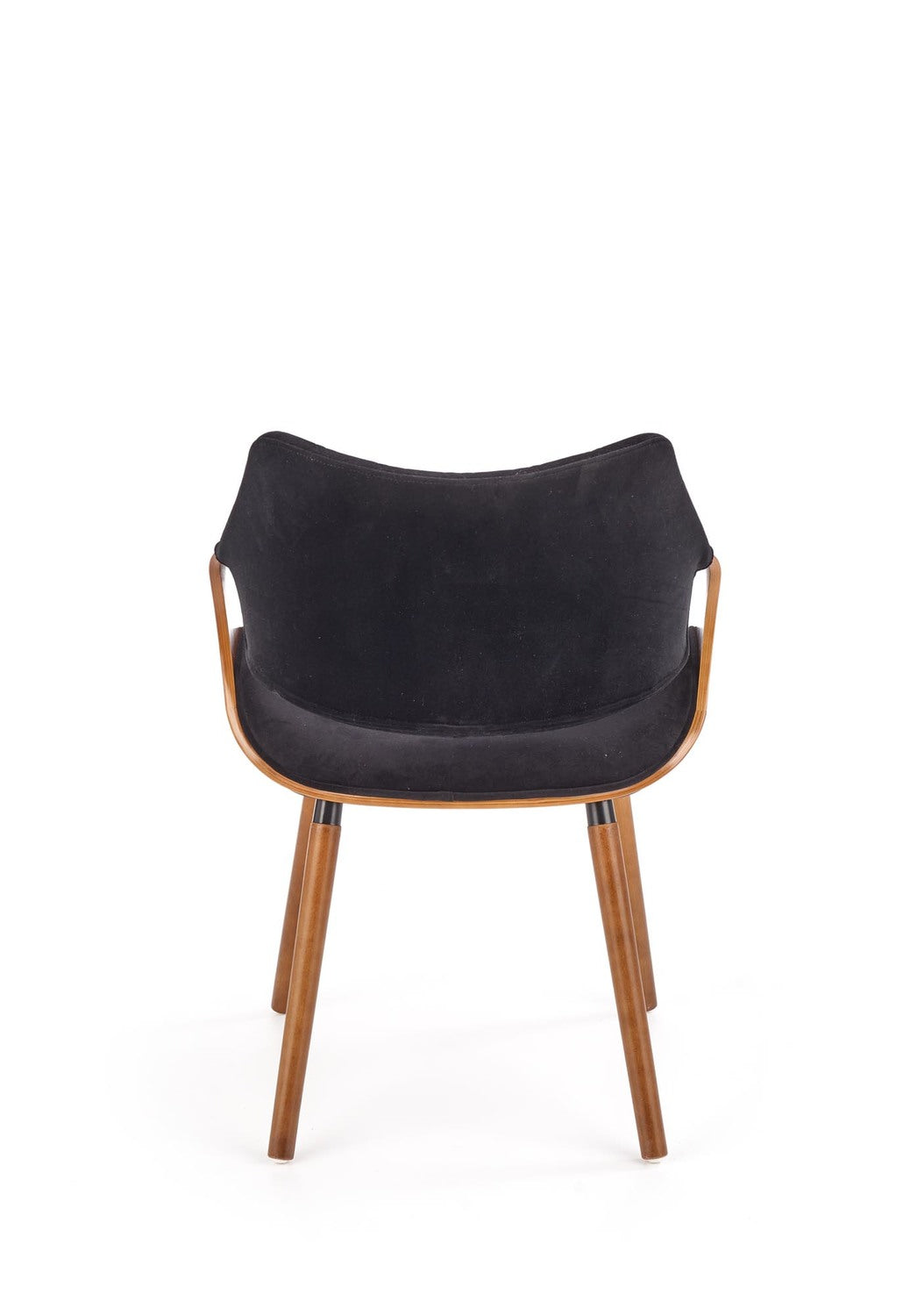 Krēsls Gora 56/55/77/47 cm riekstkoks / melns - N1 Home