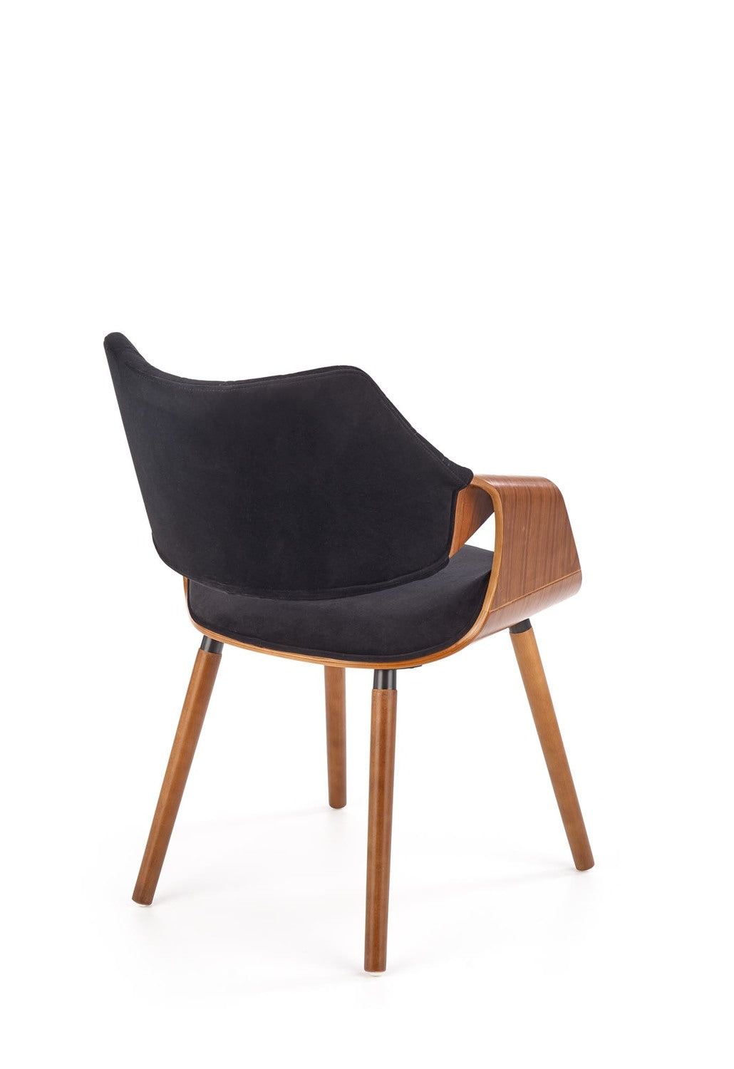 Krēsls Gora 56/55/77/47 cm riekstkoks / melns - N1 Home