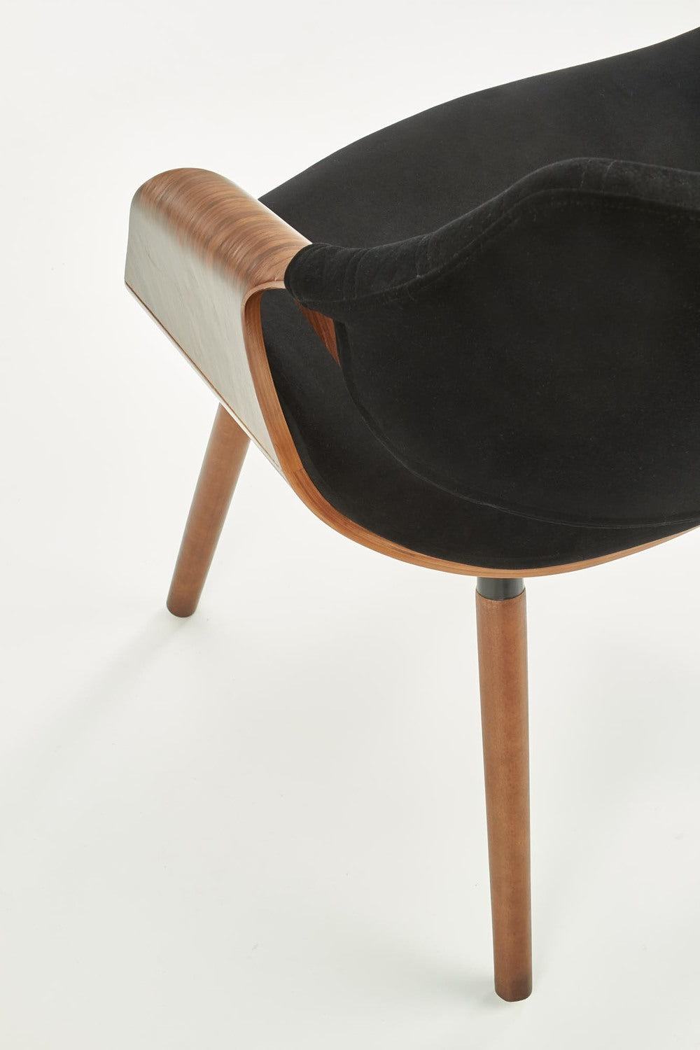 Krēsls Gora 56/55/77/47 cm riekstkoks / melns - N1 Home