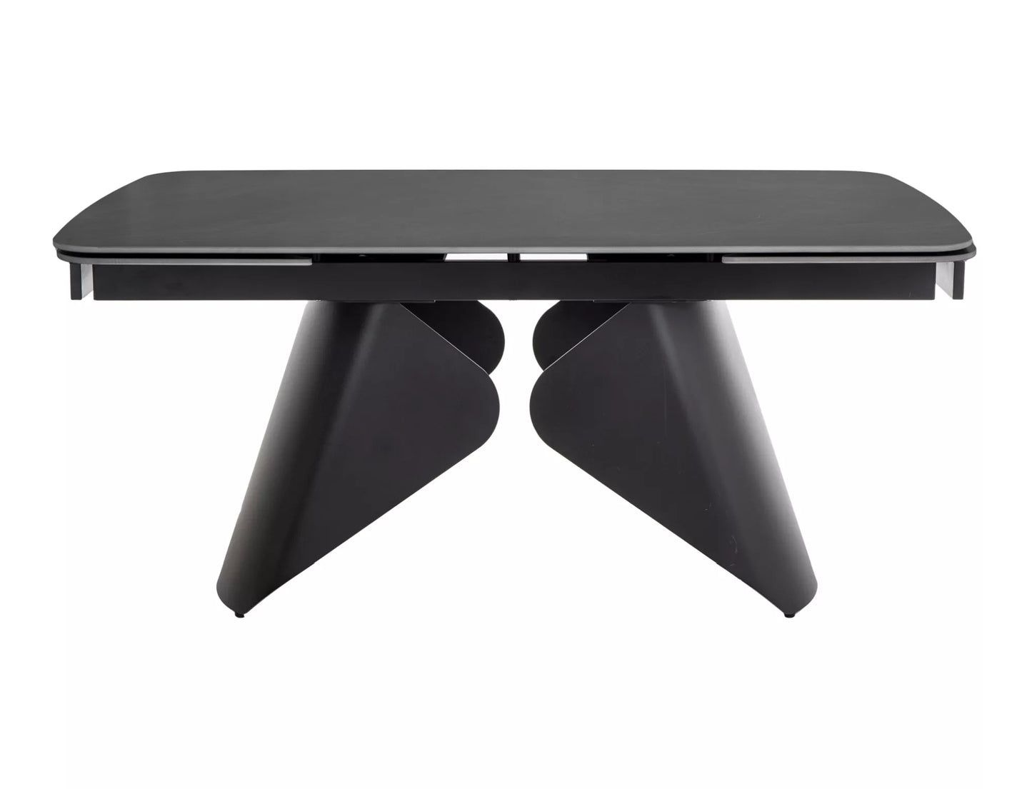 Galds Armon 75/90/160-240 cm melns/melns - N1 Home
