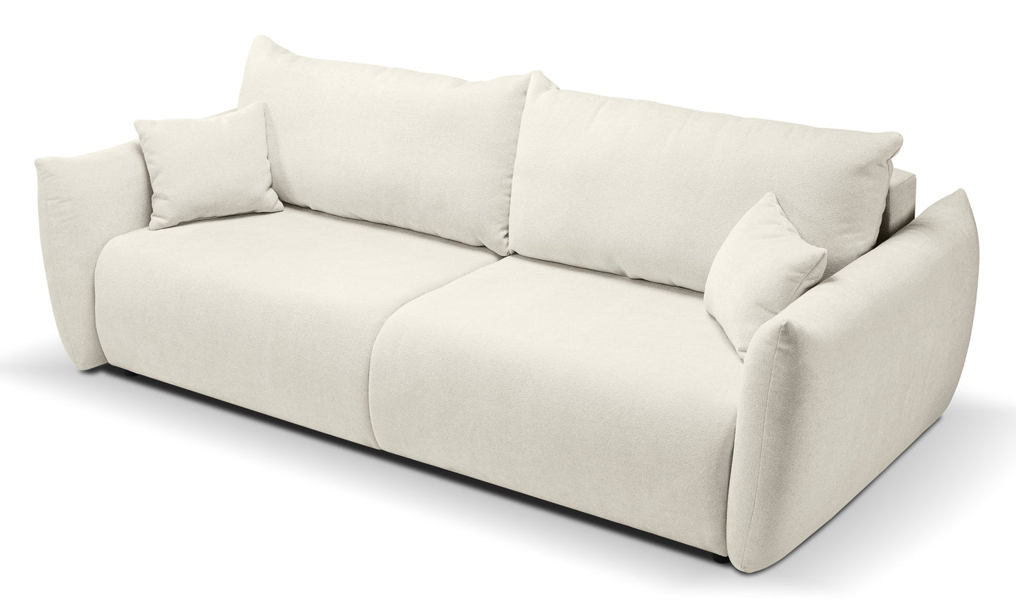 Dīvāns Alloreo 240/88/108 cm krēms