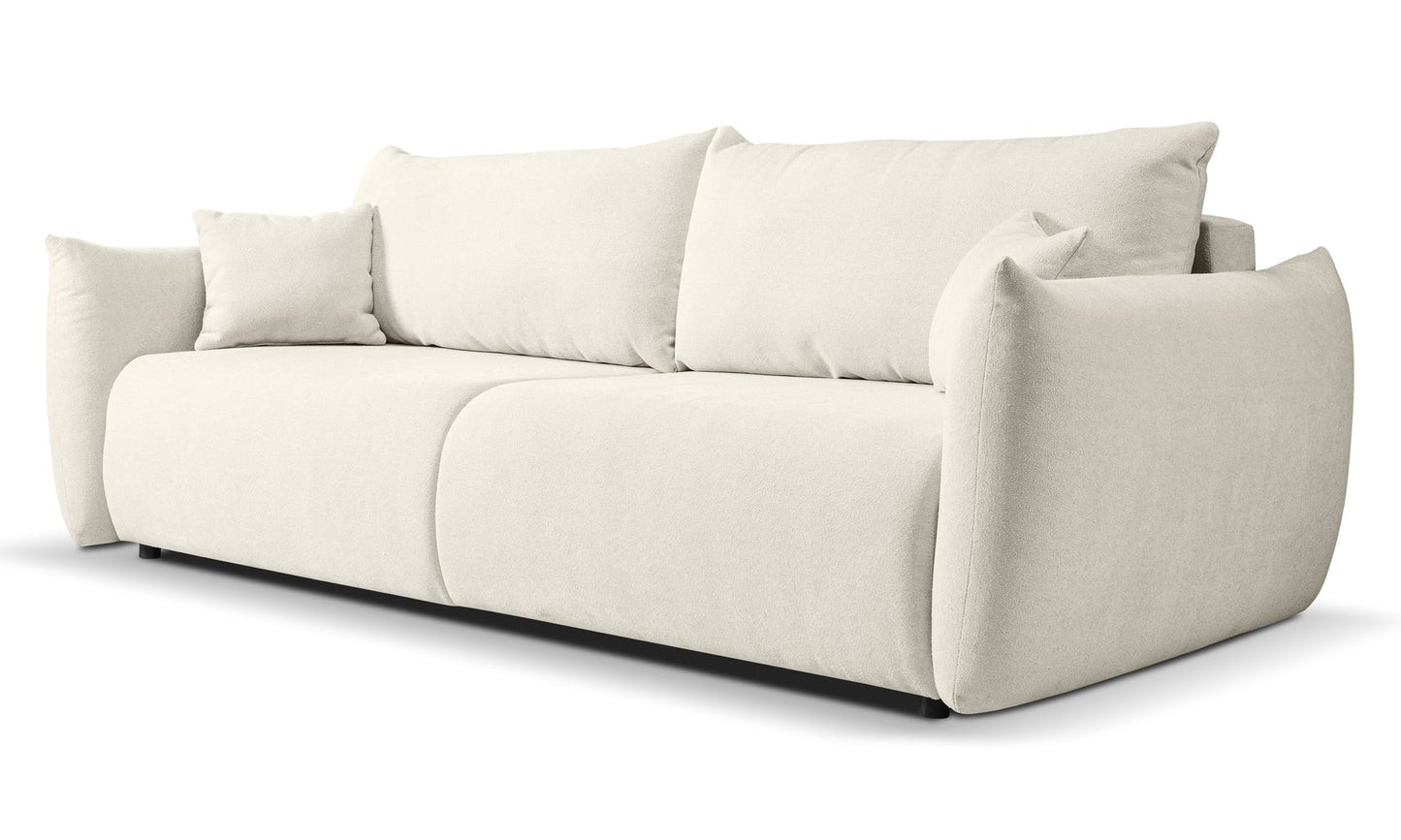 Dīvāns Alloreo 240/88/108 cm krēms