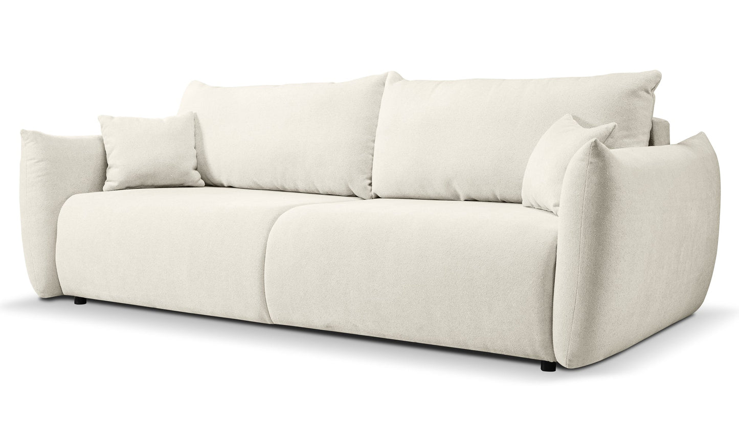 Dīvāns Alloreo 240/88/108 cm krēms