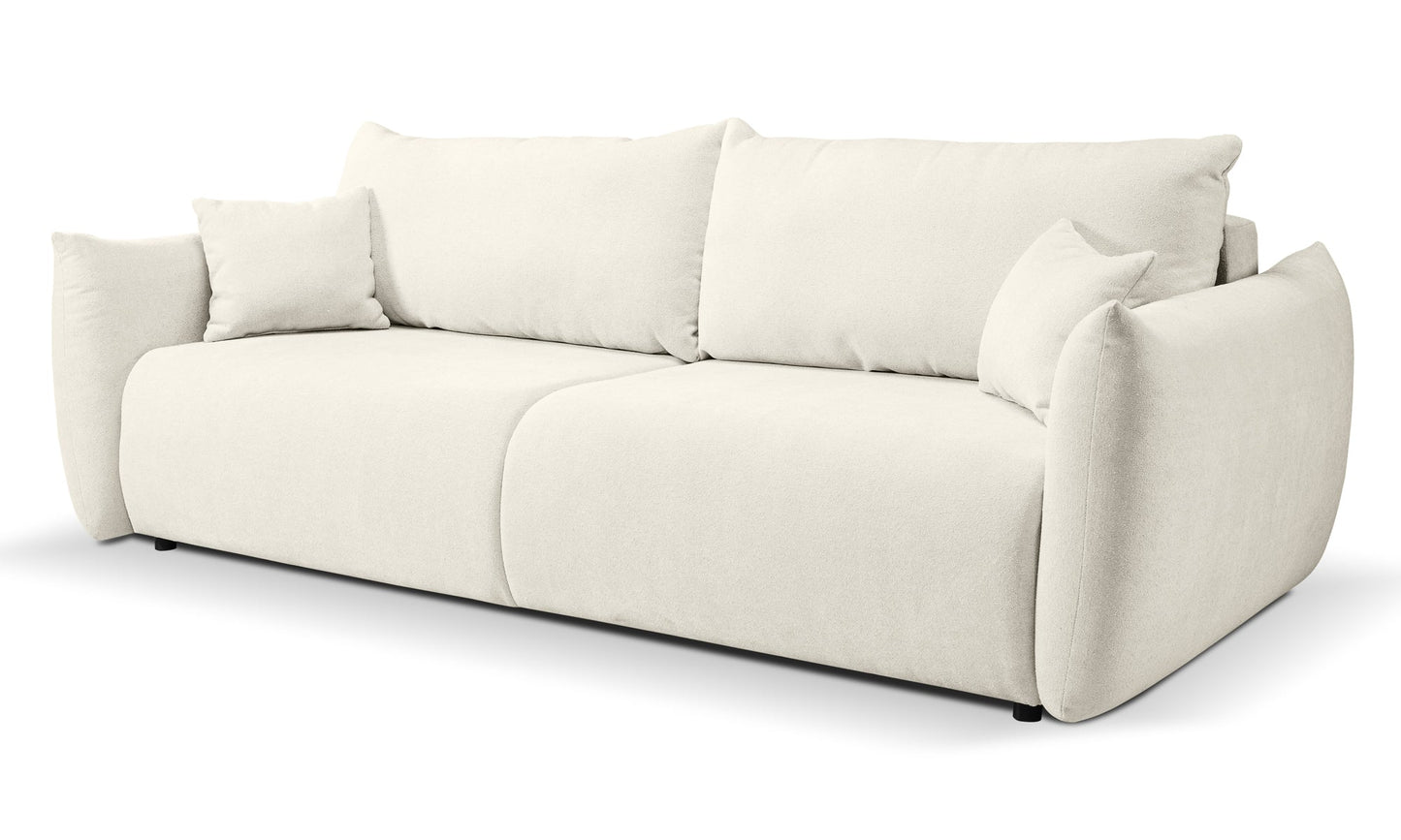 Dīvāns Alloreo 240/88/108 cm krēms