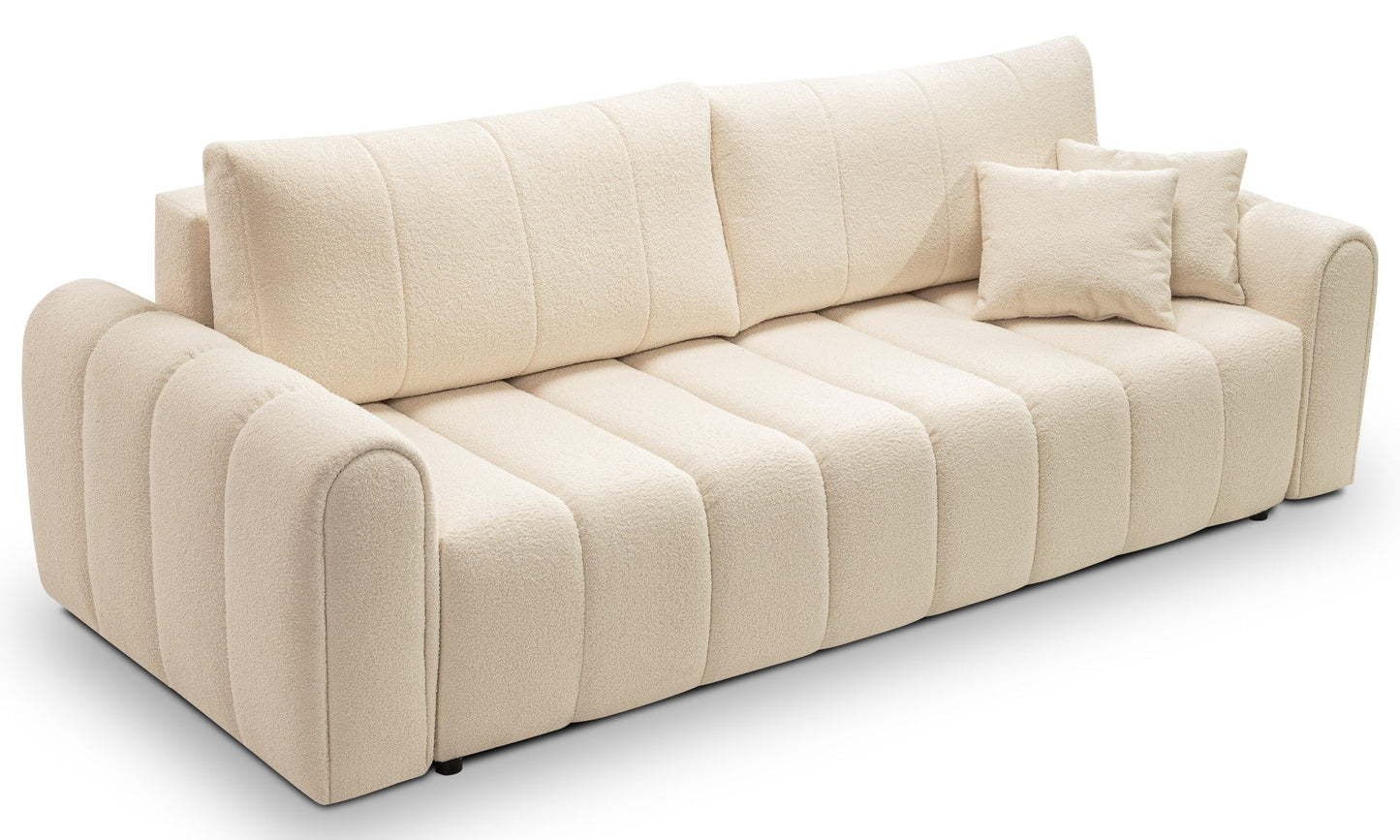Dīvāns Safo 248/87/100 cm krēms