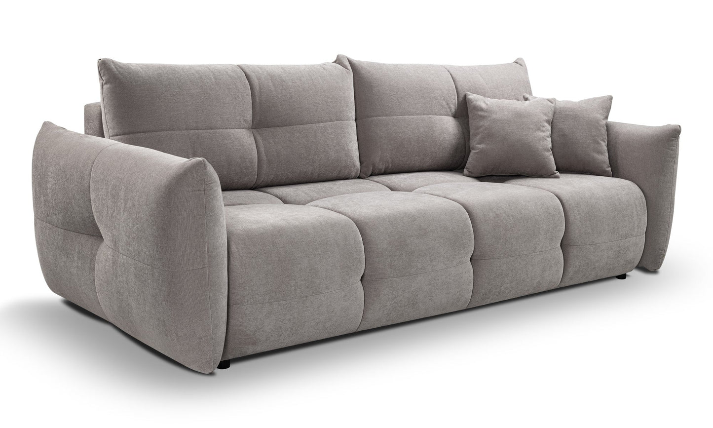 Dīvāns Basel 245/86/110 cm pelēks