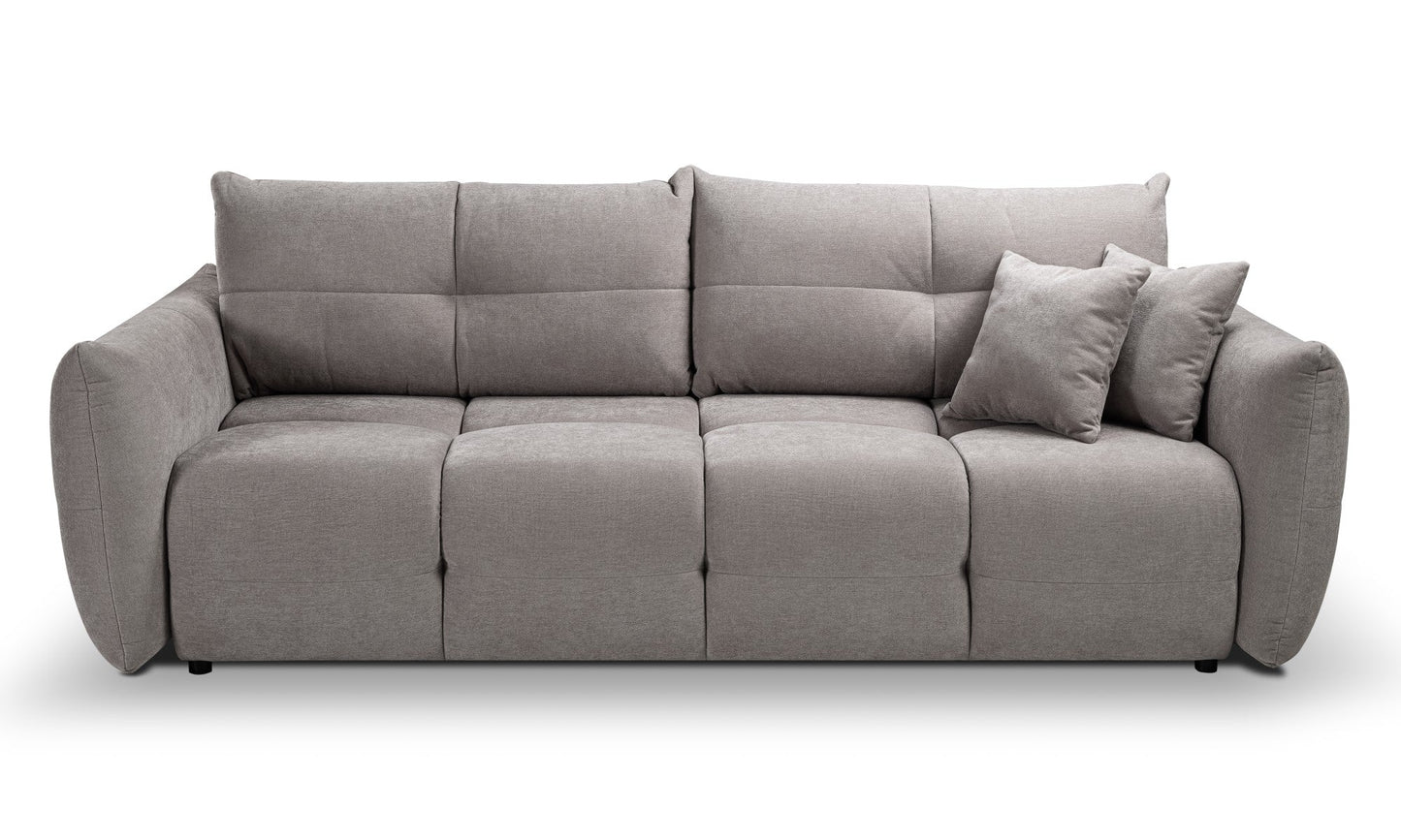 Dīvāns Basel 245/86/110 cm pelēks