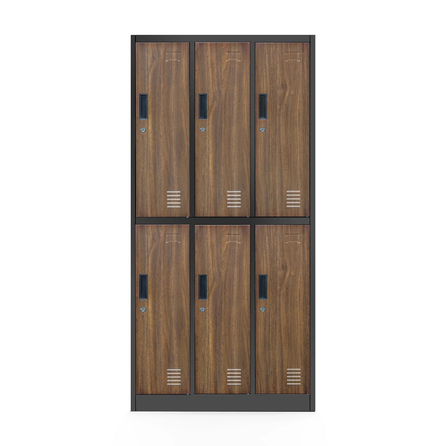 Metāla skapis Ig 185/90/45 cm antracīts/valrieksts - N1 Home