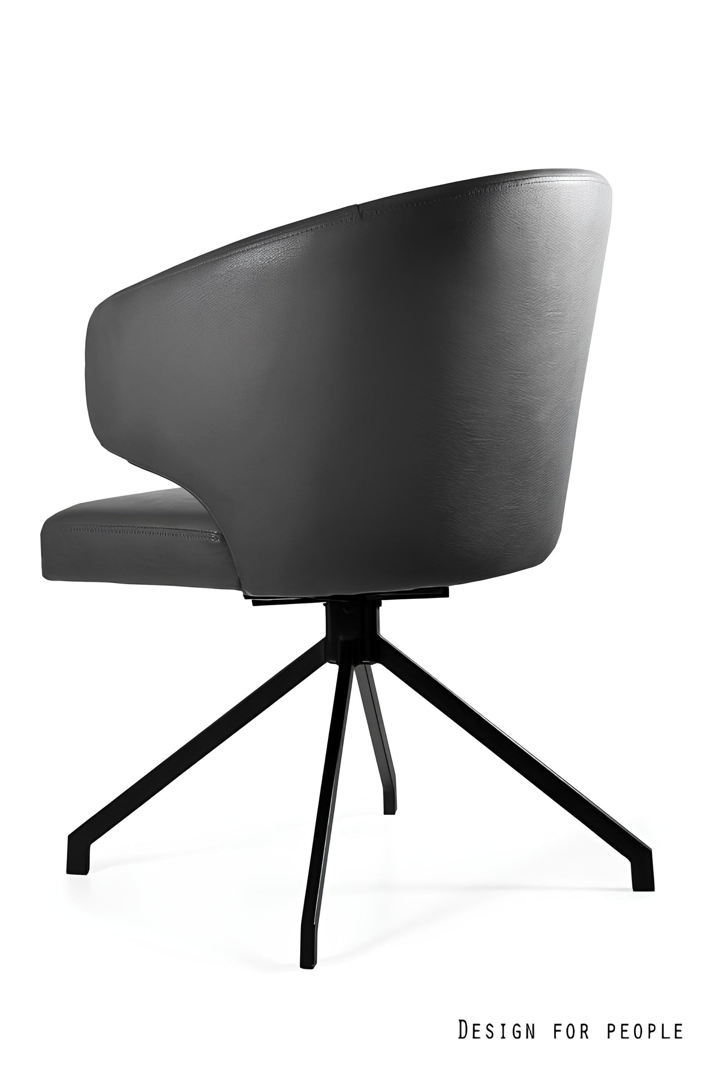 Krēsls Krop eko āda 81/53/50 cm pelēks - N1 Home