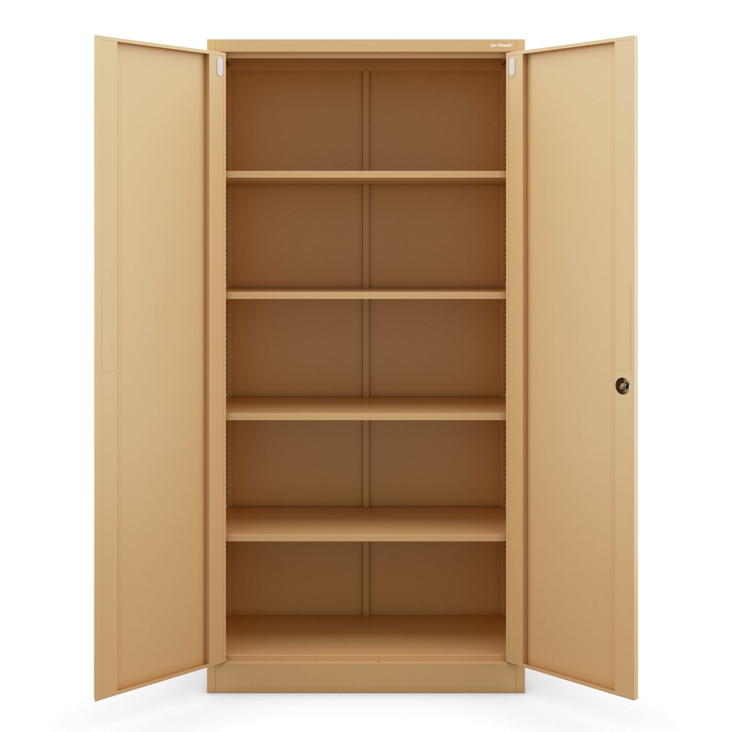 Slēdzams tērauda skapis Jaf 185/90/40 cm bēšs - N1 Home