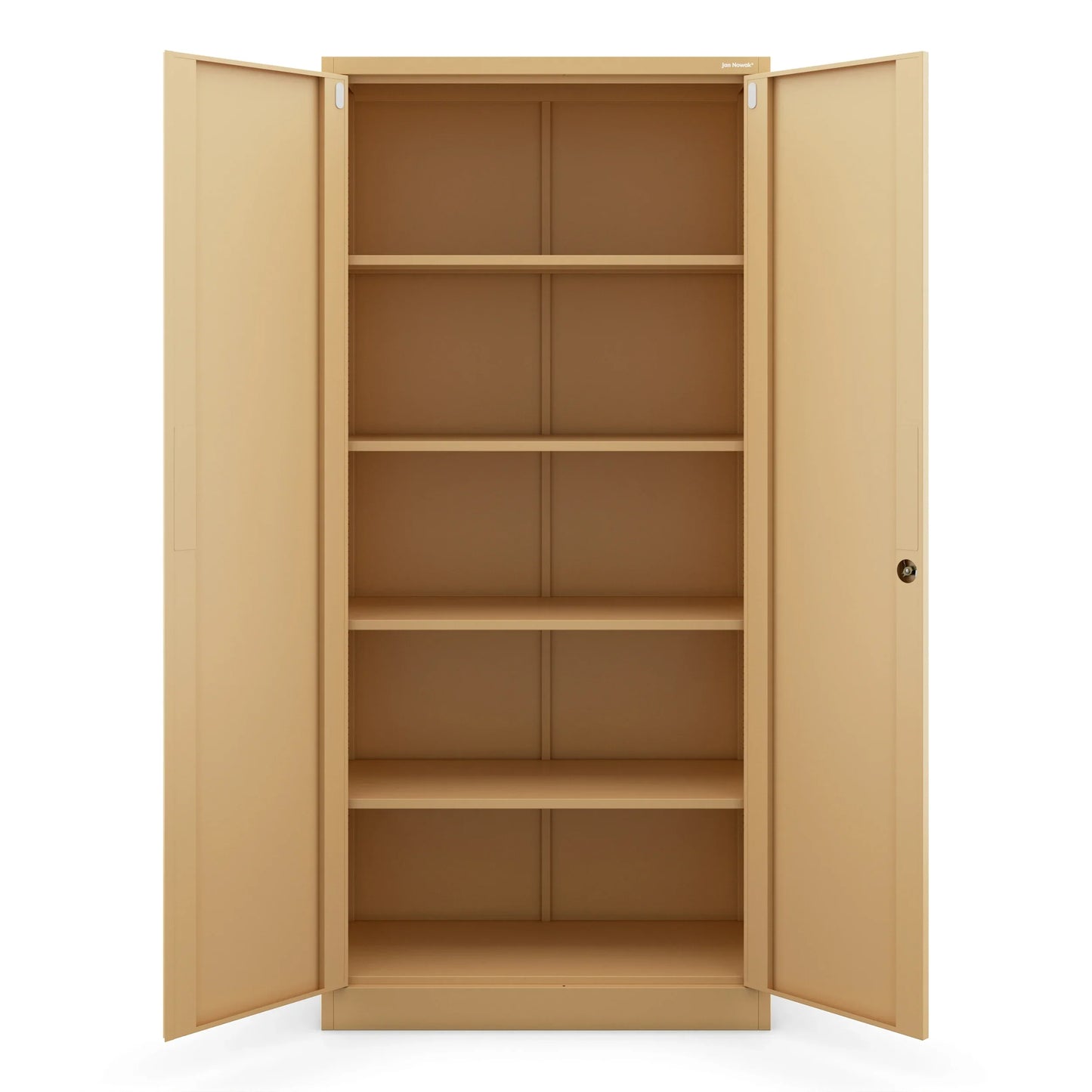Slēdzams metāla skapis Jaf H 195/90/40 cm bēšs - N1 Home
