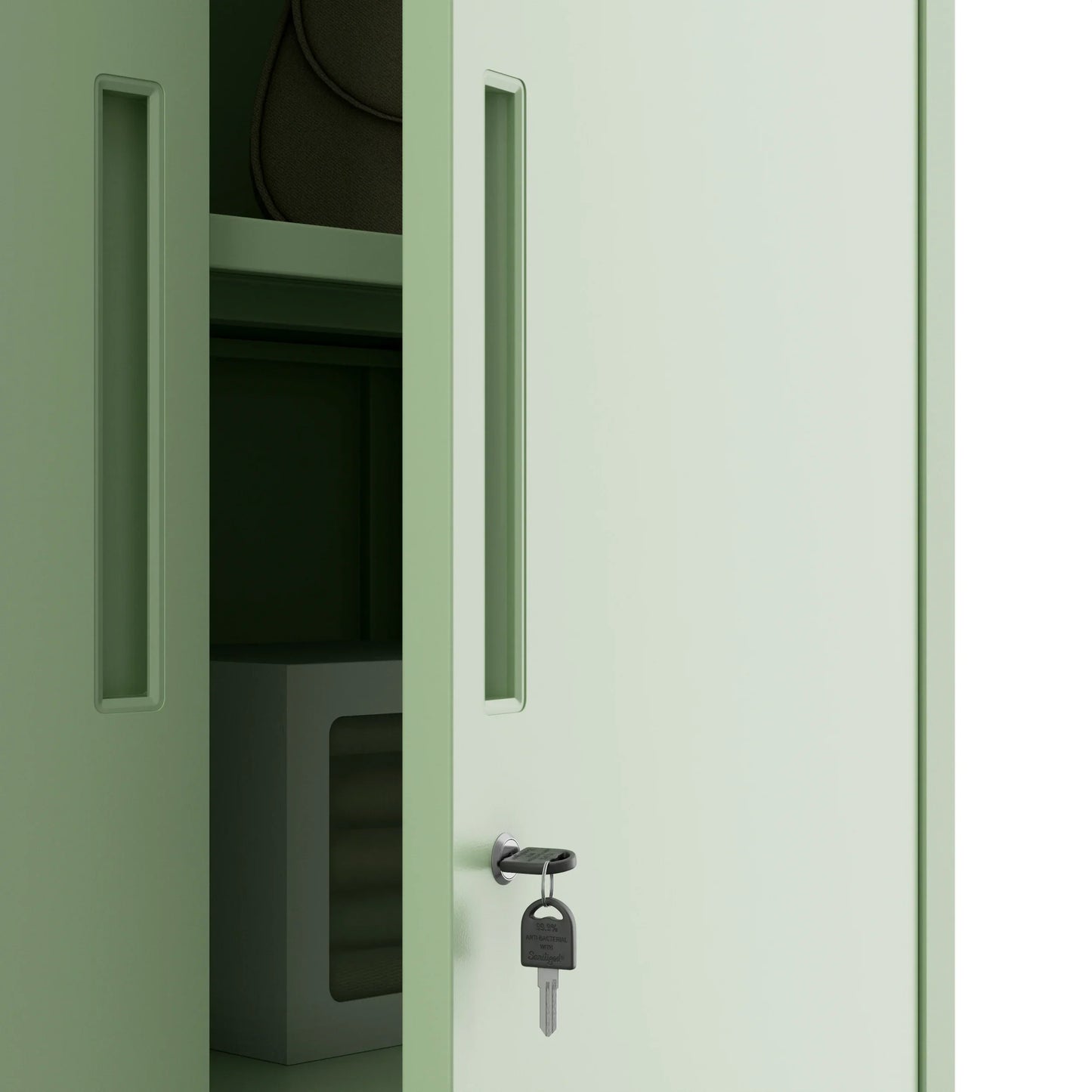 Slēdzams metāla skapis Jaf H 195/90/40 cm zaļš - N1 Home
