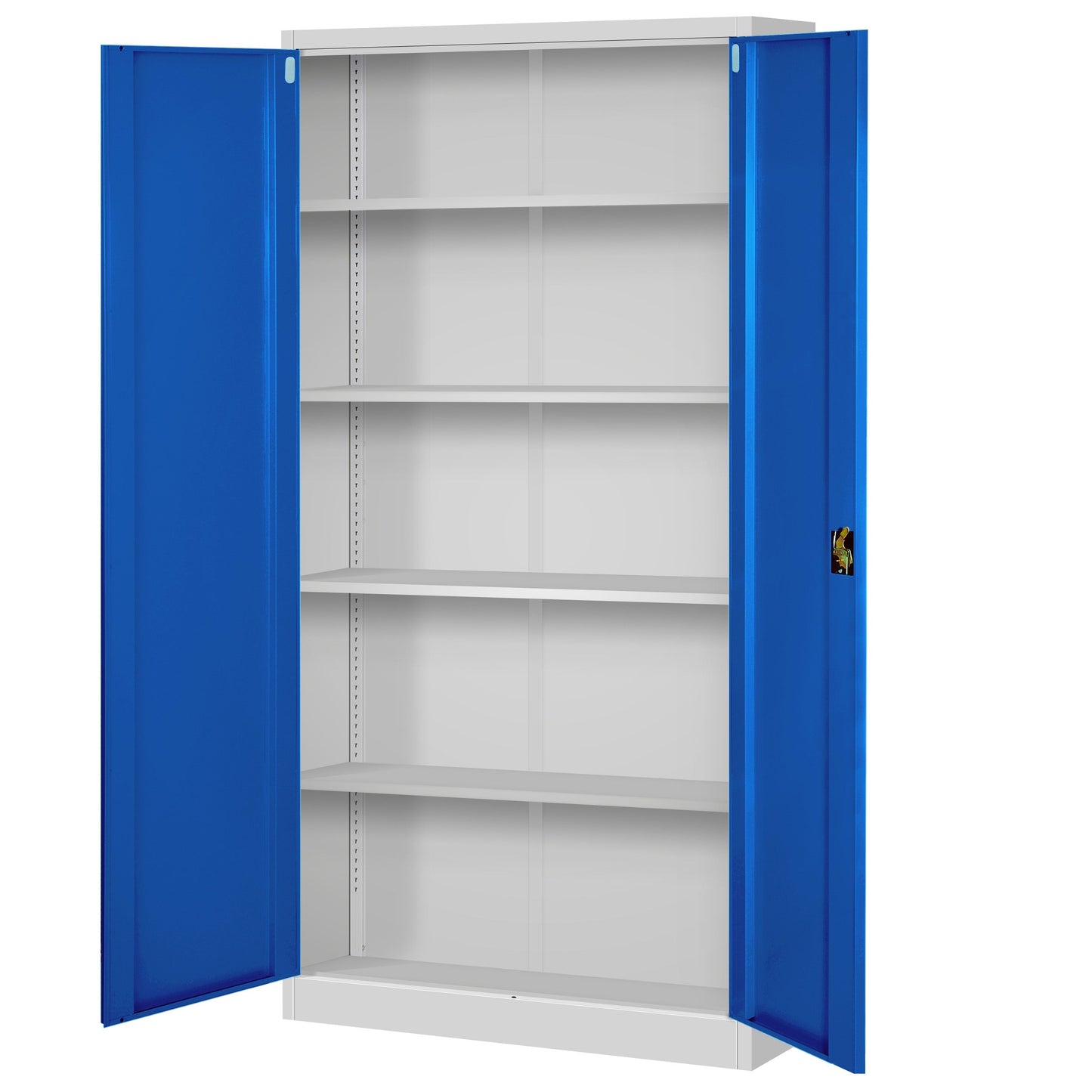 Slēdzams tērauda skapis Jaf 185/90/40 cm zils/pelēks - N1 Home