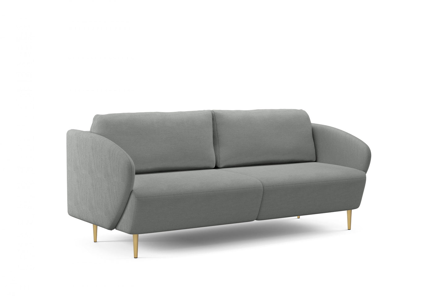 Dīvāns Nao 212/95/98 cm Magni 206.12/zelts kājas - N1 Home