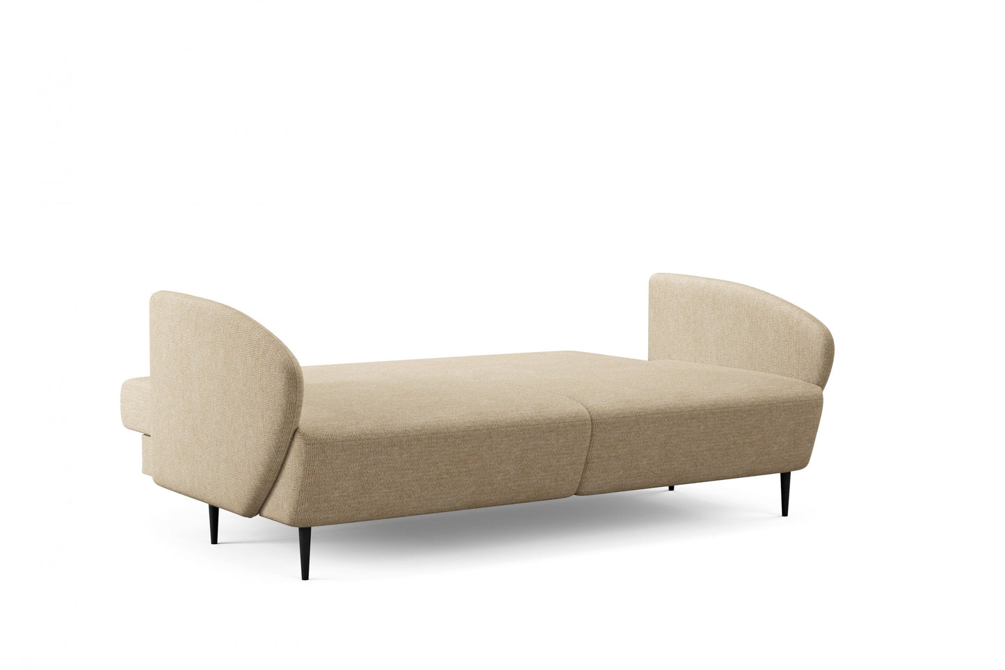 Dīvāns Nao 212/95/98 cm Uni 8005 Sand/melnas kājas - N1 Home