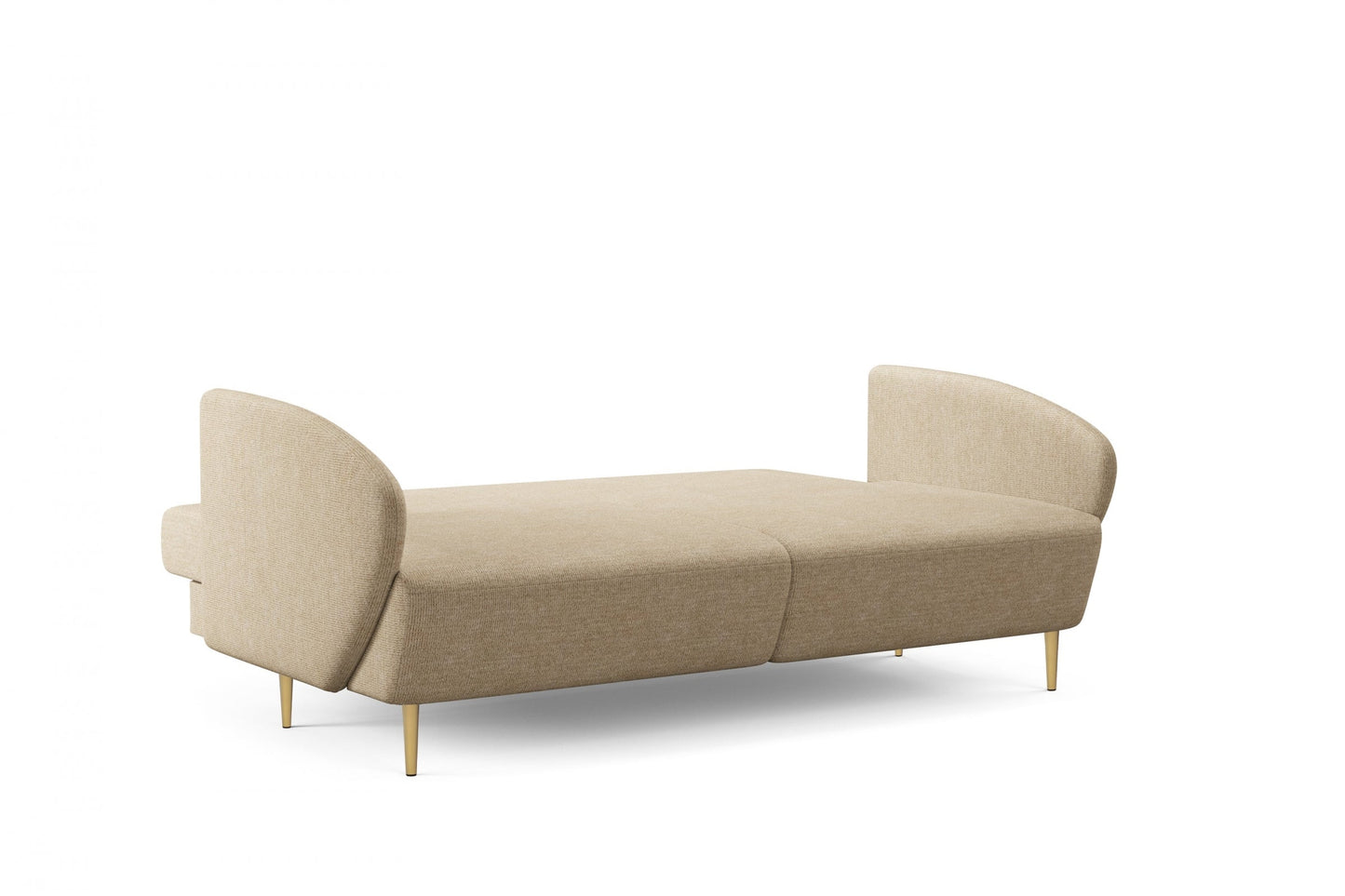 Dīvāns Nao 212/95/98 cm Uni 8005 Sand/zelts kājas - N1 Home