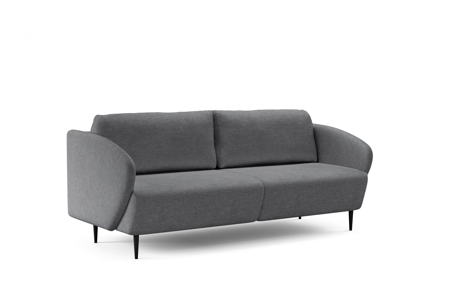 Dīvāns Nao 212/95/98 cm Uni 8800 Titanium/melnas kājas - N1 Home