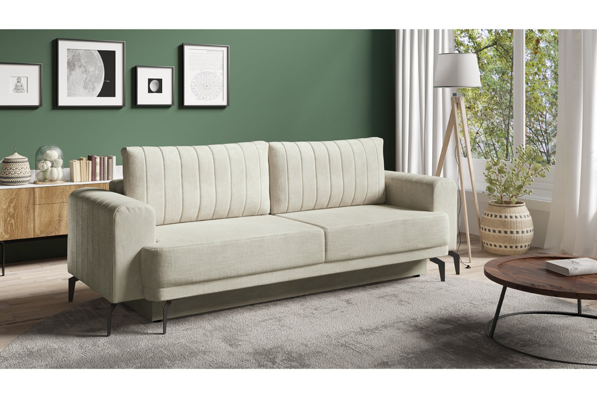 Dīvāns ANDO 250/90/100 cm gaiši pelēks - N1 Home