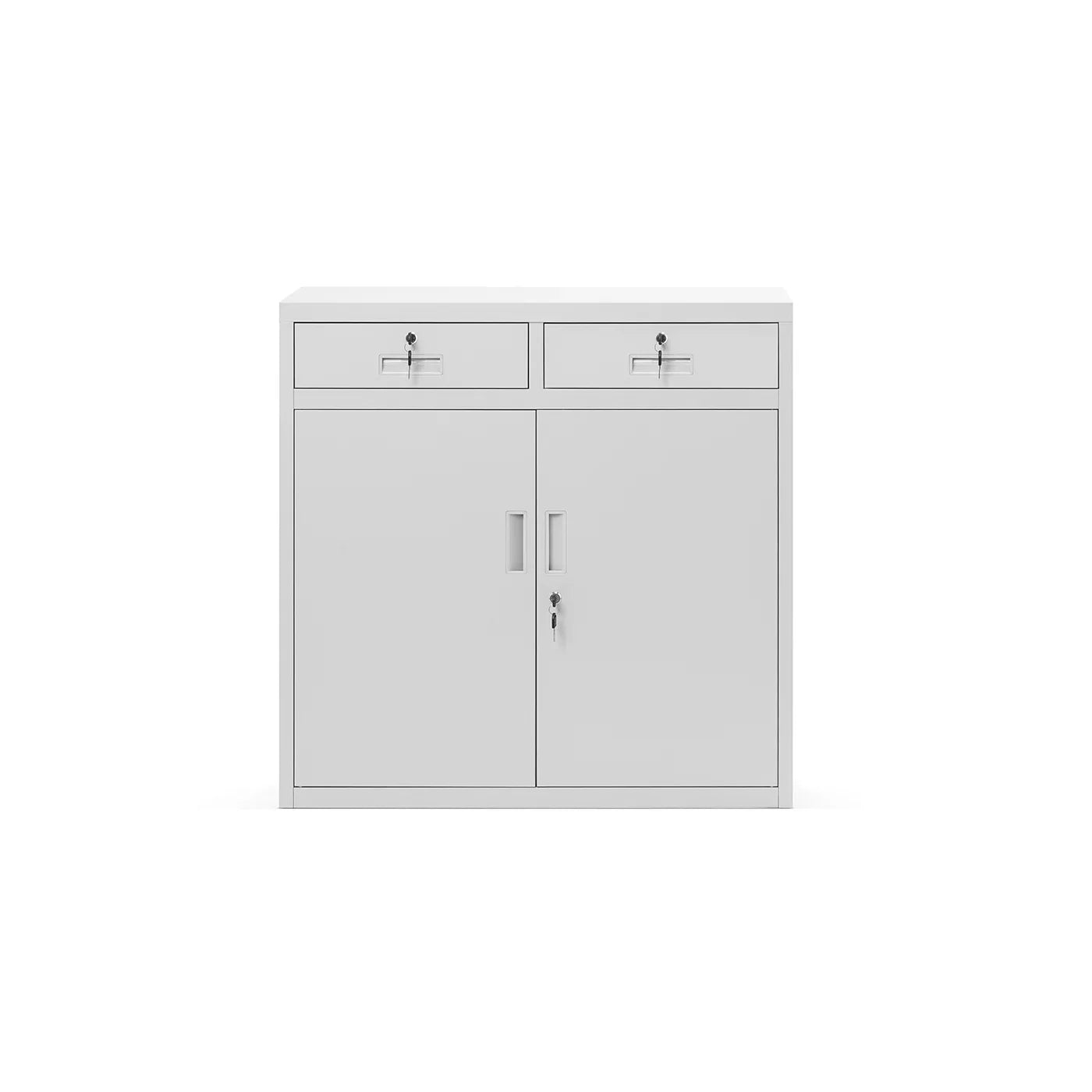 Metāla failu skapis LN 90/90/40 cm pelēks - N1 Home