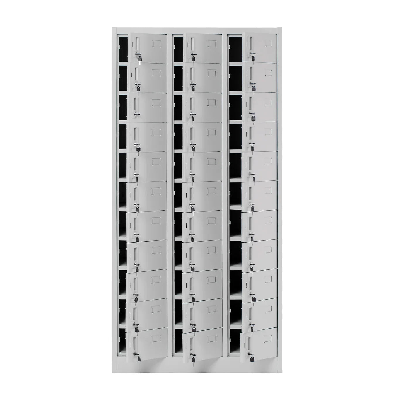 Metāla skapis Oli 185/90/45 cm pelēks - N1 Home