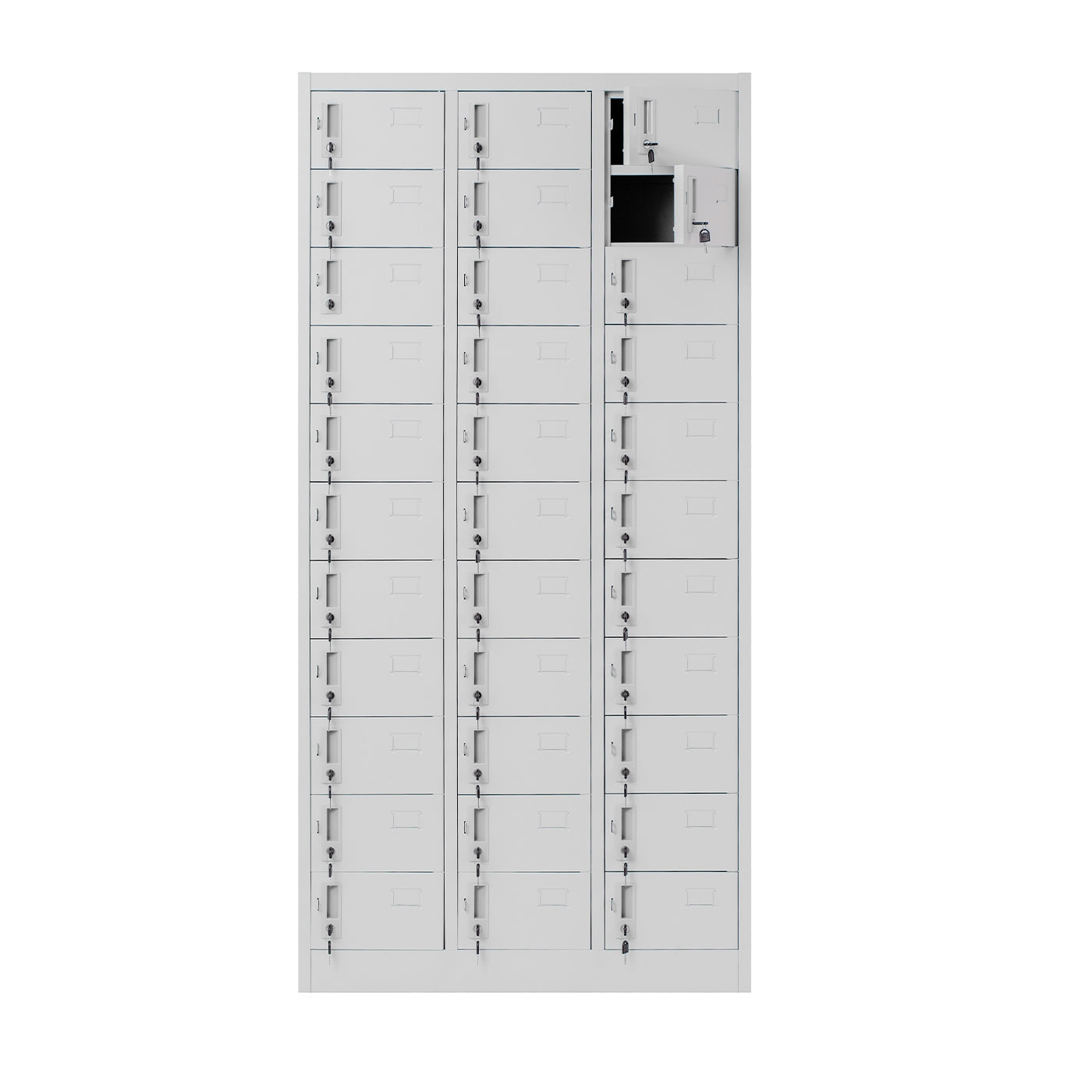 Metāla skapis Oli 185/90/45 cm pelēks - N1 Home
