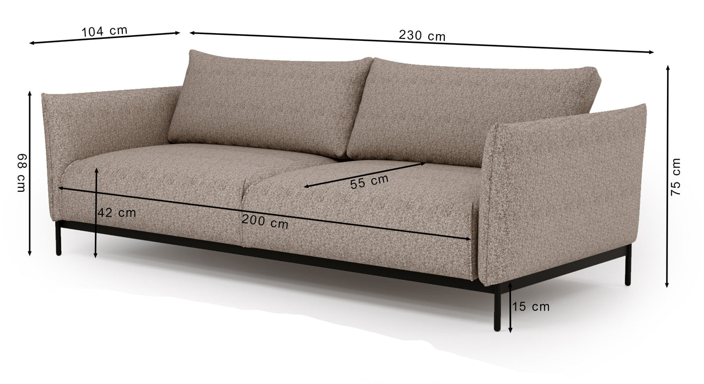Dīvāns Solia 230/104/75 cm Impress me 20 - N1 Home
