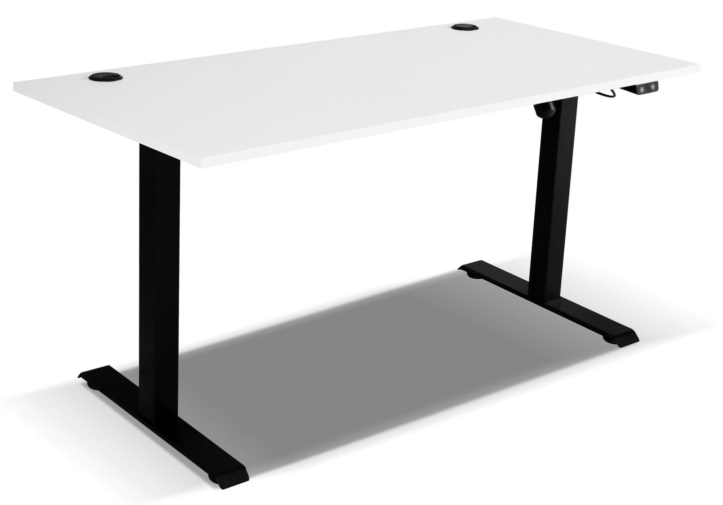 Biroja galds Stun 73-121/138/67 cm pelēls - N1 Home