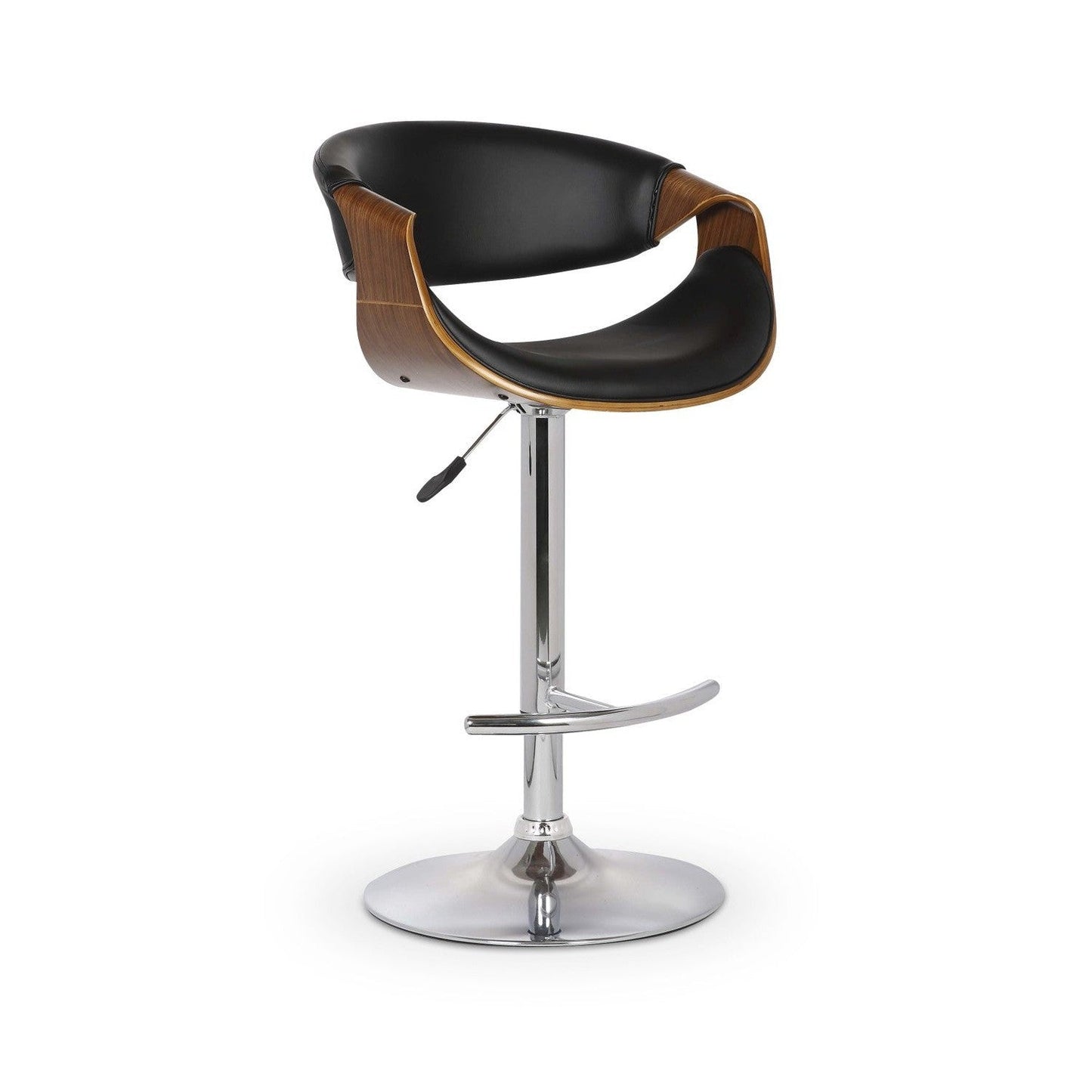 JL krēsls rieksts / melns 53/50/88-109/64-85 cm - N1 Home