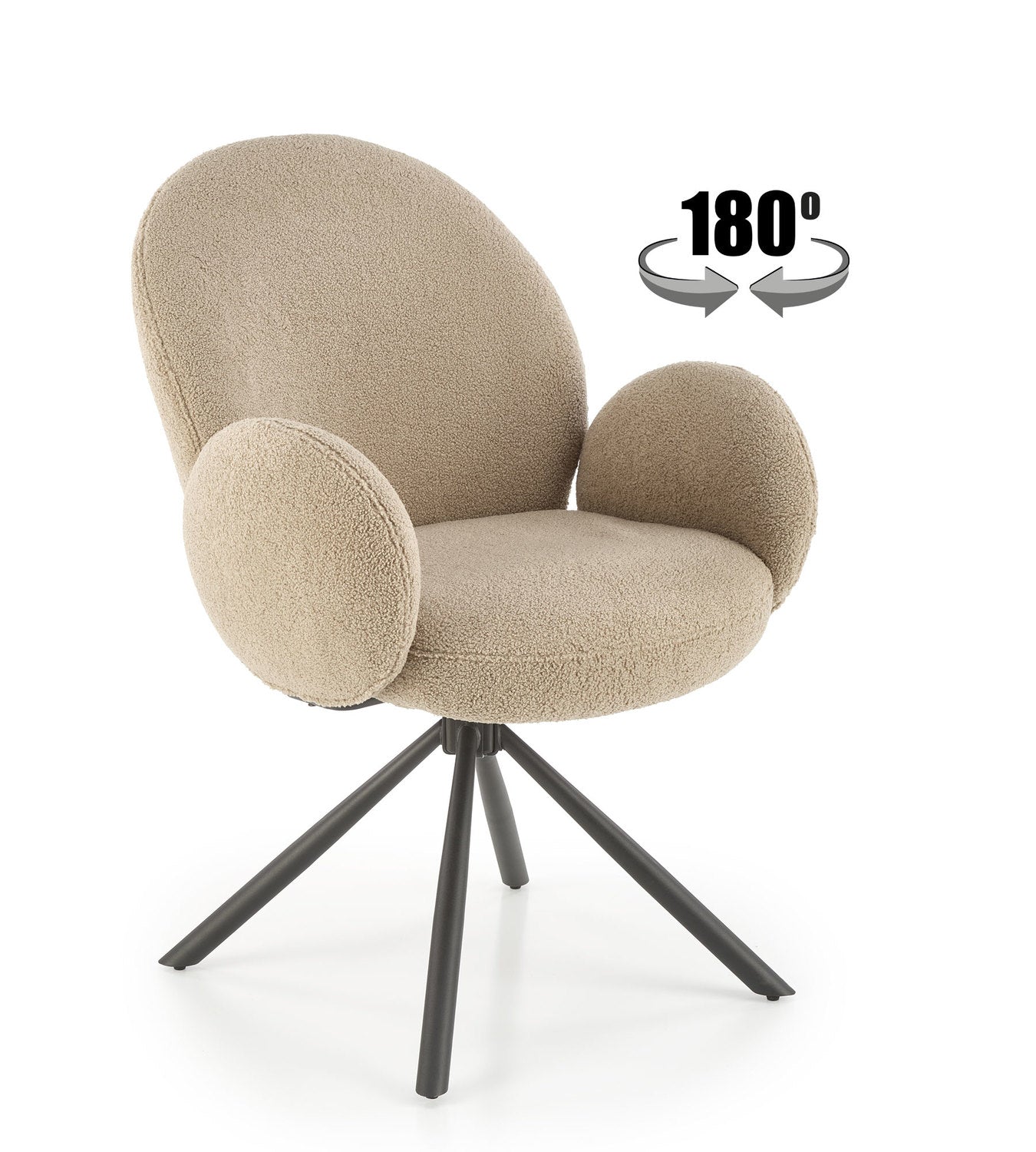 Krēsls Cupsi 64/63/90/46 cm kapučīno - N1 Home