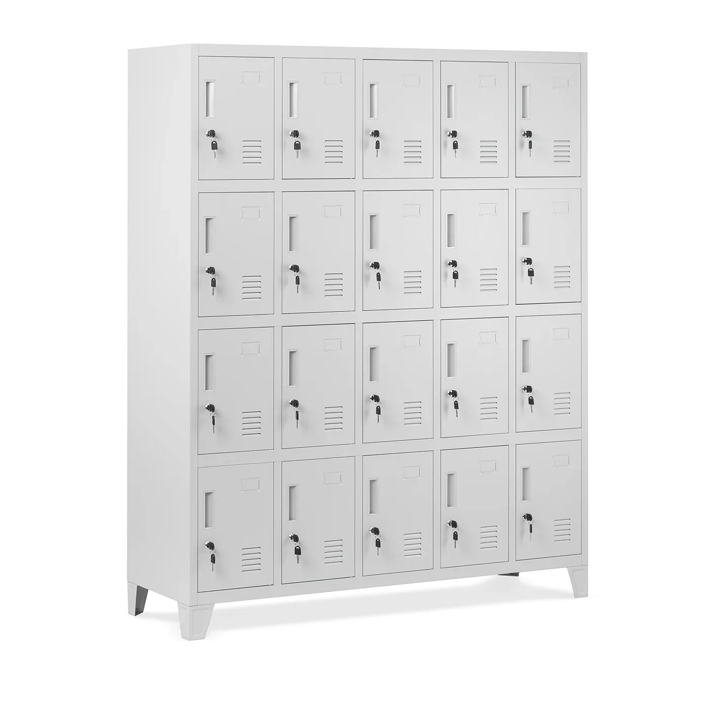 Metāla skapis Rob 172/136/45 cm pelēks - N1 Home
