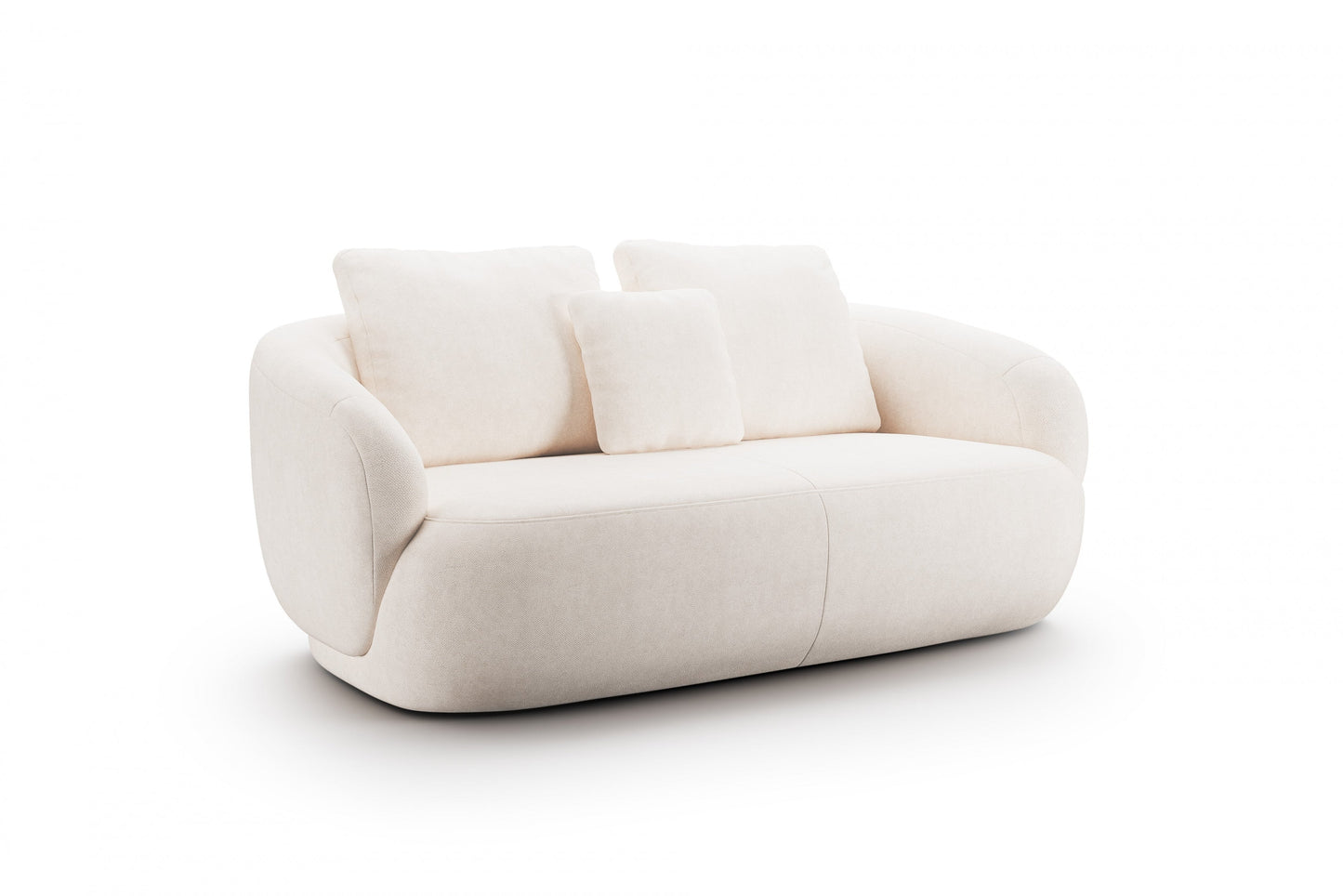 Dīvāns Fineza kolekcija 184/73-86/104 cm krēms - N1 Home