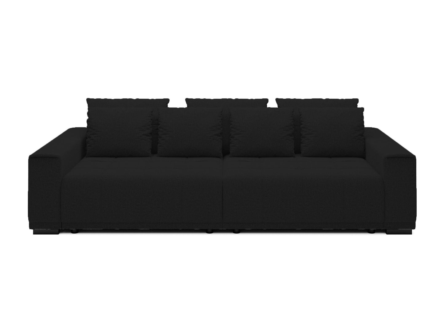 Dīvāns Mots 278/83/130 cm melns - N1 Home