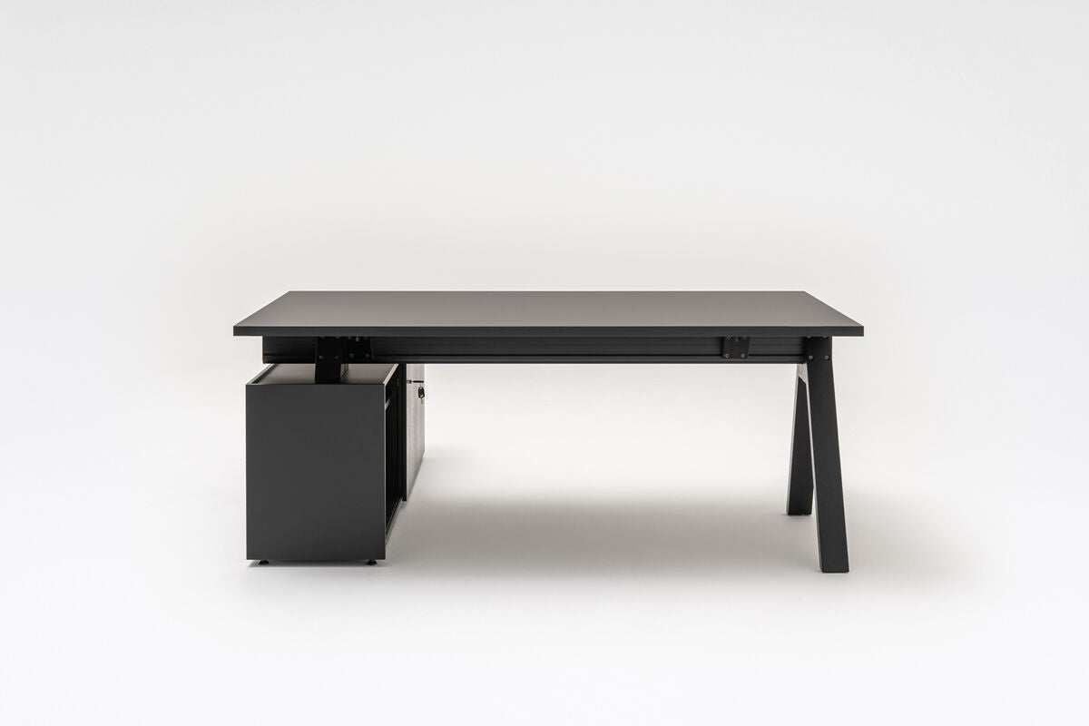 Galds Vega 180/179/74 cm melns/dažādas polsterējuma krāsas - N1 Home