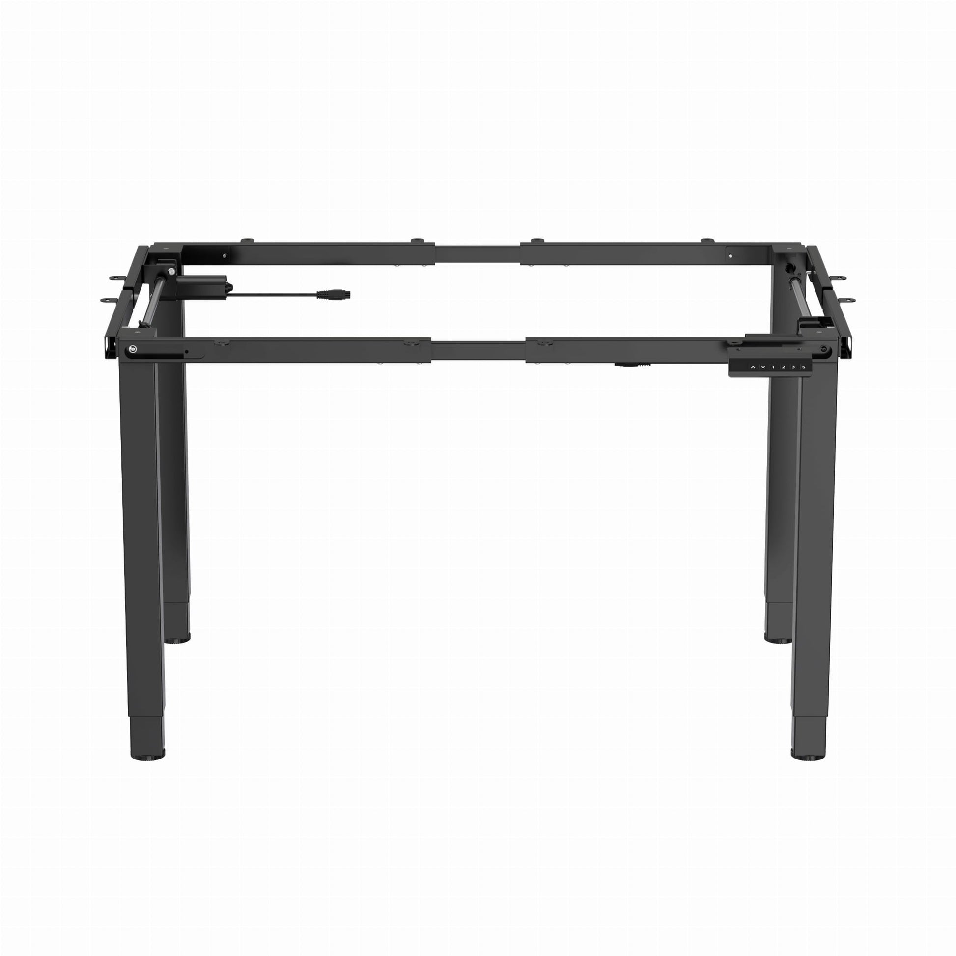 Divu dzinēju elektriski regulējams galda rāmis Flo Pro 100-170/120-200 cm melns - N1 Home