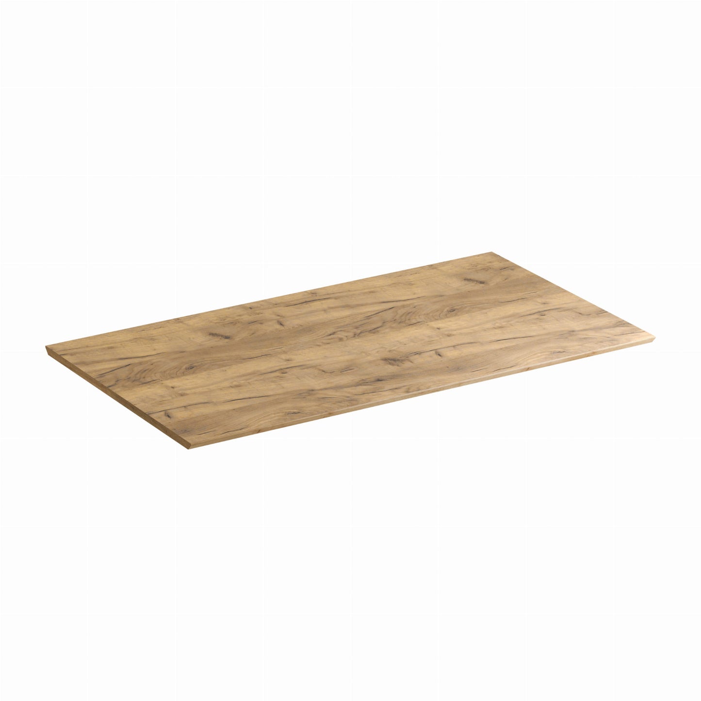 Biroja galds Flo 67/120 cm melns/Kraft zelts ozols - N1 Home