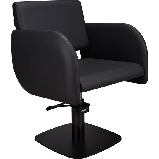 Frizētavas krēsls Leva 62/53/60 cm melns