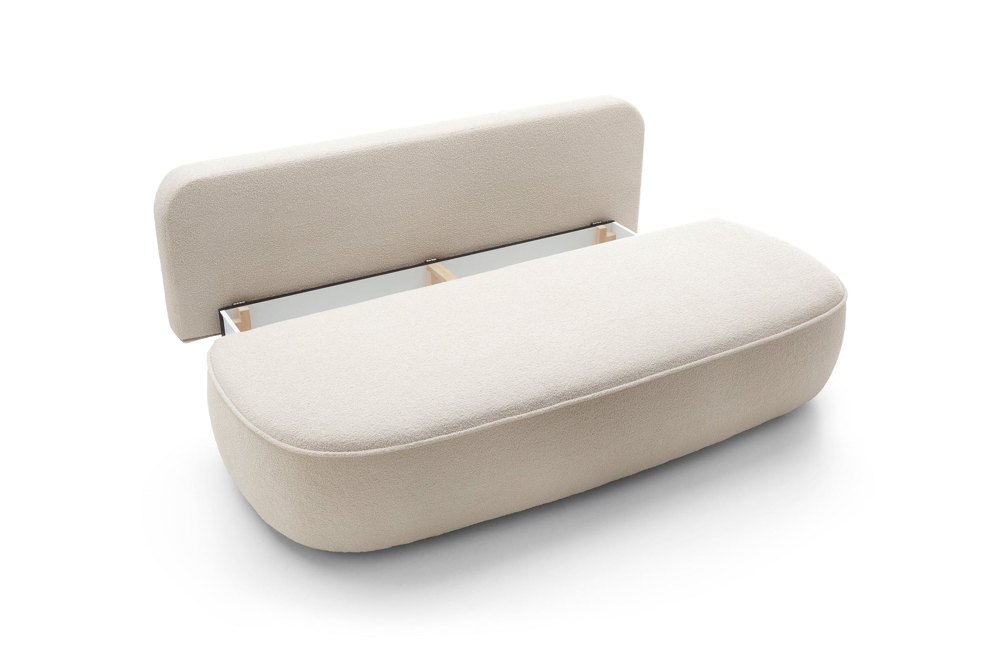 Dīvāns Mol 212/100/88 cm krēms - N1 Home