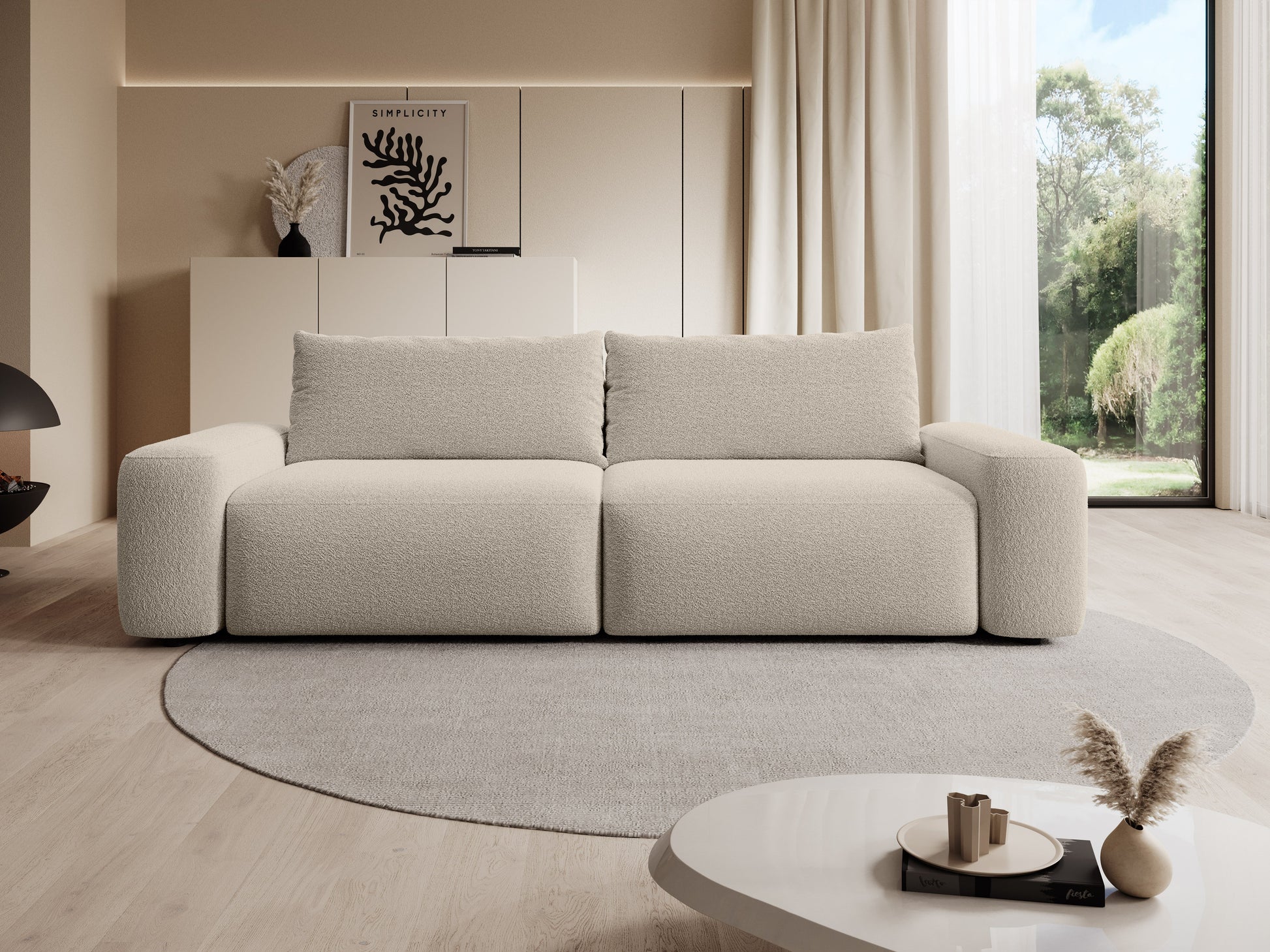 Dīvāns Loo 257/105/87 cm Lambi 5 - N1 Home