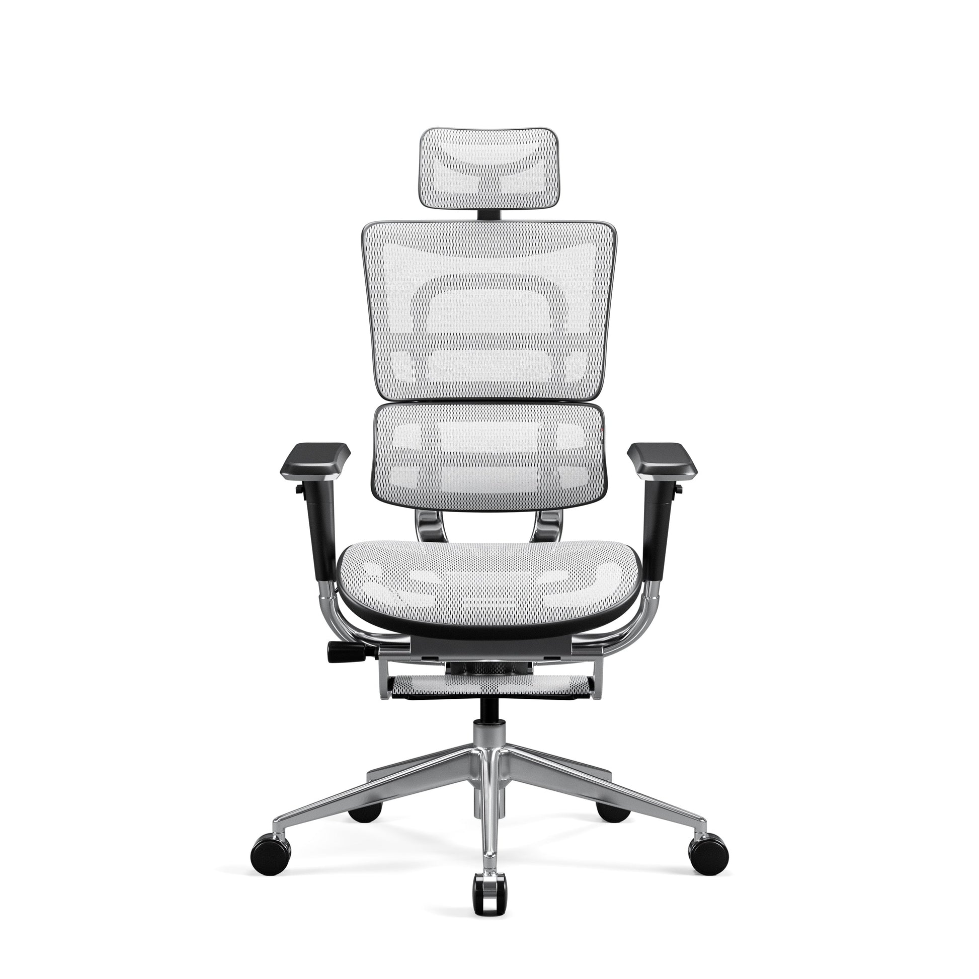 Krēsls V - Mas 128-138/68/50 cm melns/balts - N1 Home