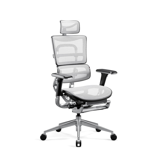 Krēsls V - Mas 128-138/68/50 cm melns/balts - N1 Home